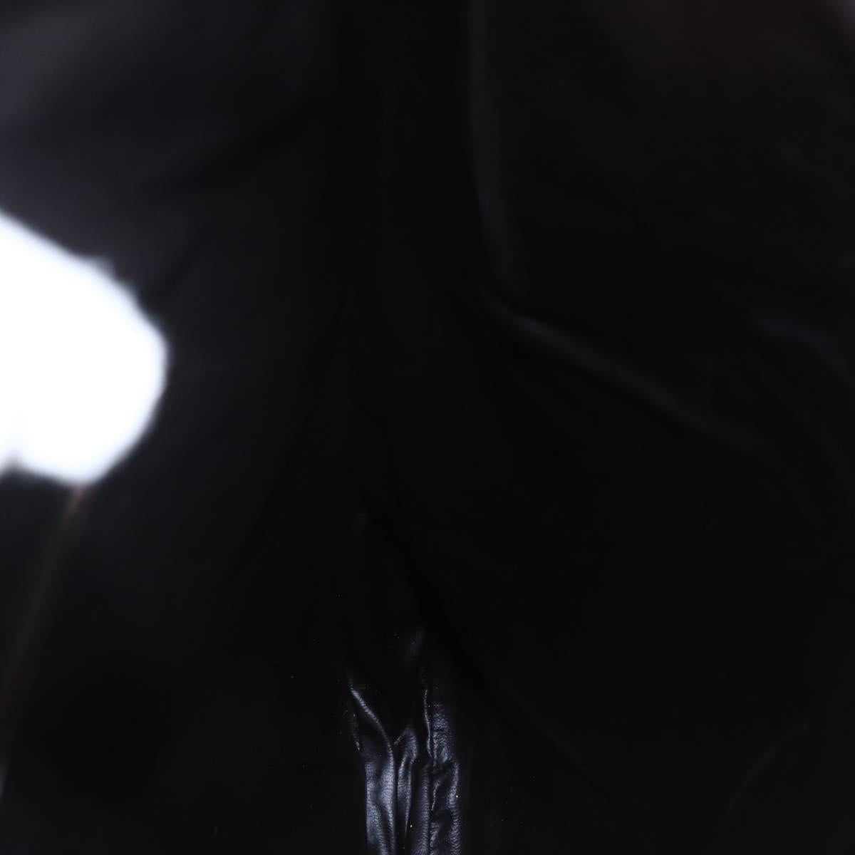 CELINE Macadam Canvas Hand Bag PVC Leather Brown Auth 148903