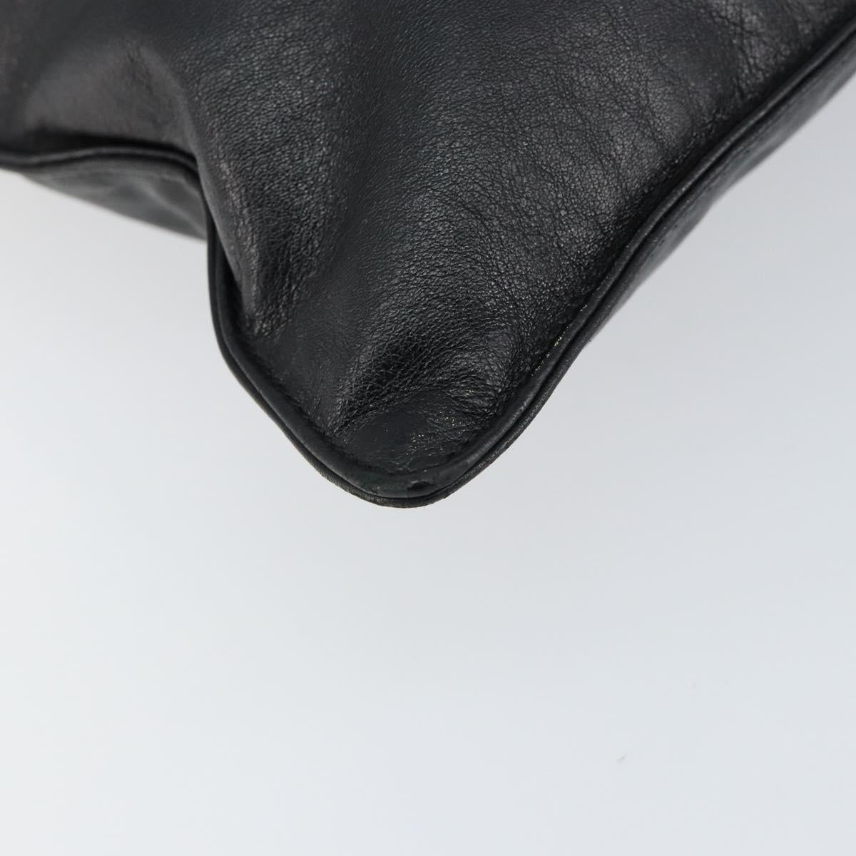 LOEWE Anagram Tote Bag Leather Black Auth 148909