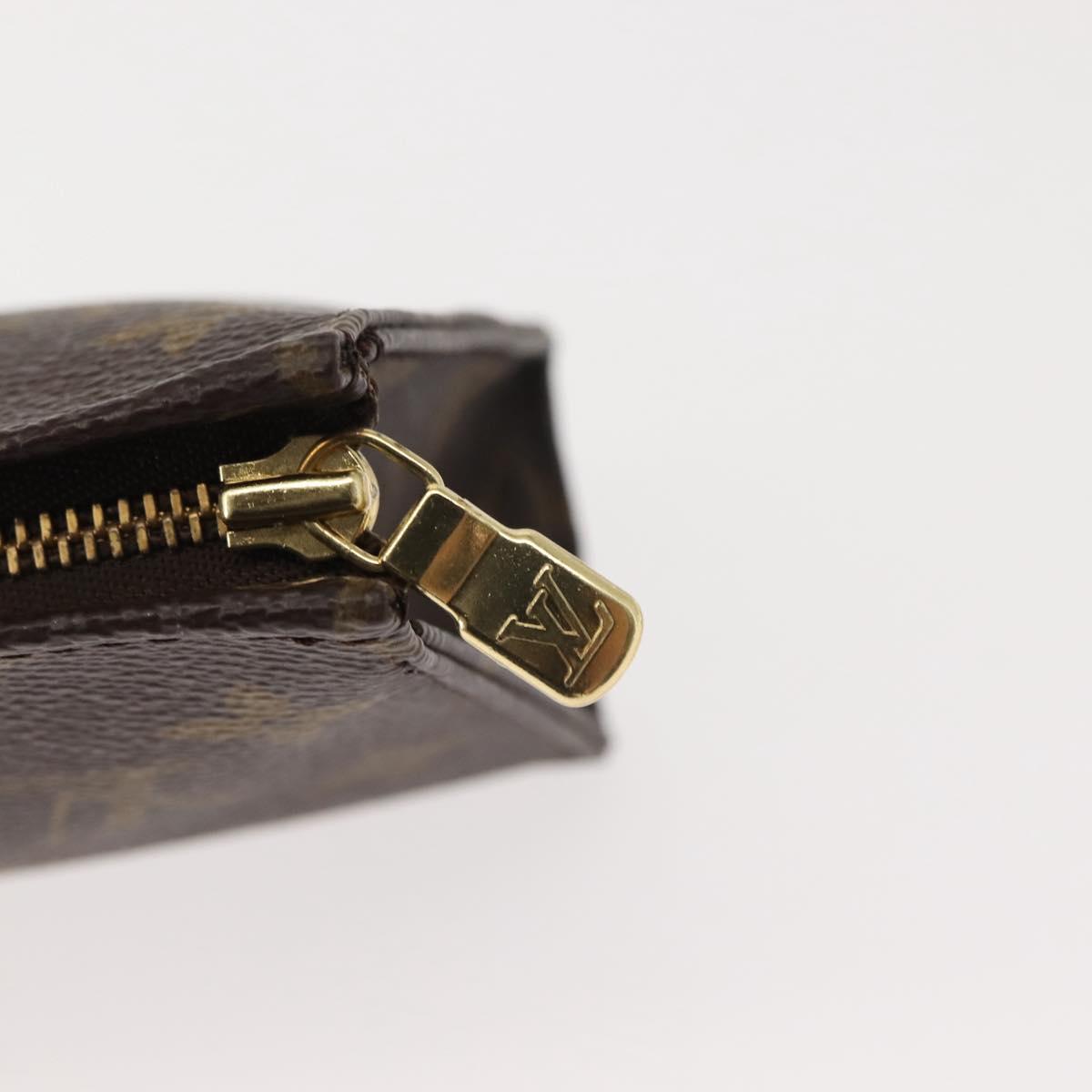 LOUIS VUITTON Monogram Poche Toilette 15 Pouch M47546 LV Auth 148928