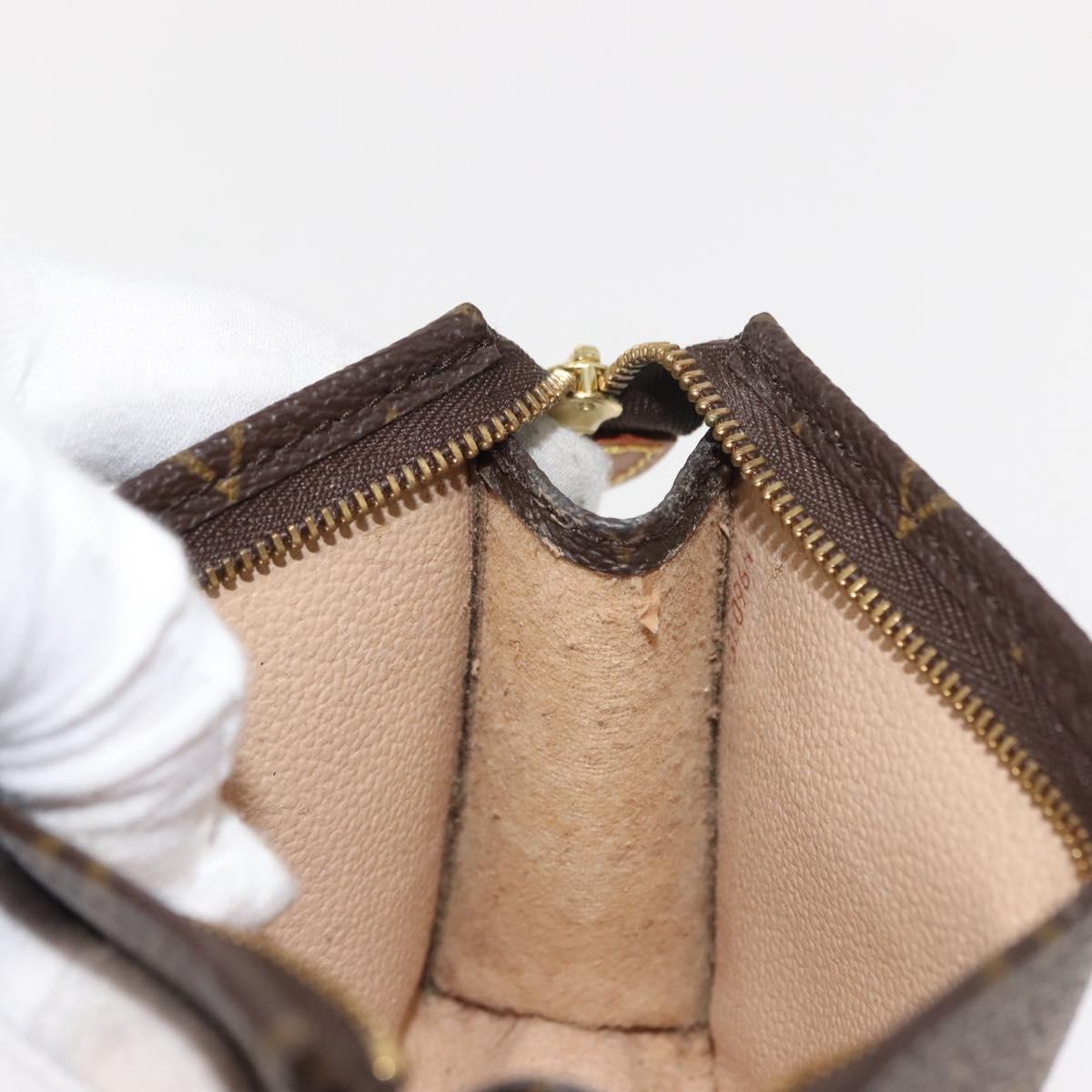 LOUIS VUITTON Monogram Poche Toilette 15 Pouch M47546 LV Auth 148928