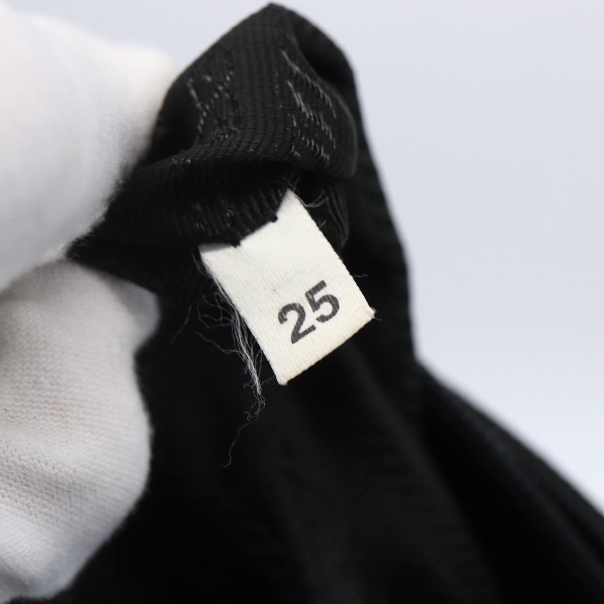 PRADA Shoulder Bag Nylon Black Auth 148933