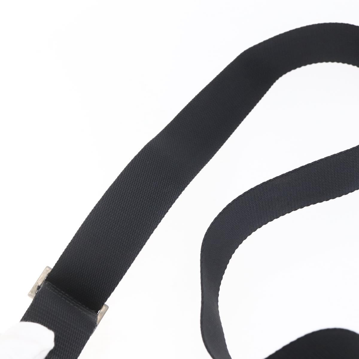 PRADA Shoulder Bag Nylon Black Auth 148933