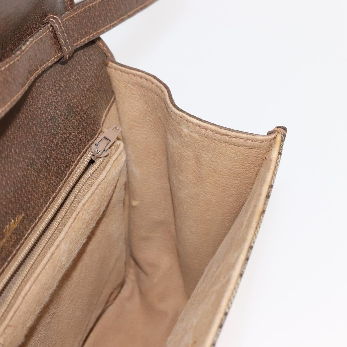 GUCCI GG Supreme Web Sherry Line Shoulder Bag PVC Beige 66 001 4461 Auth 148936