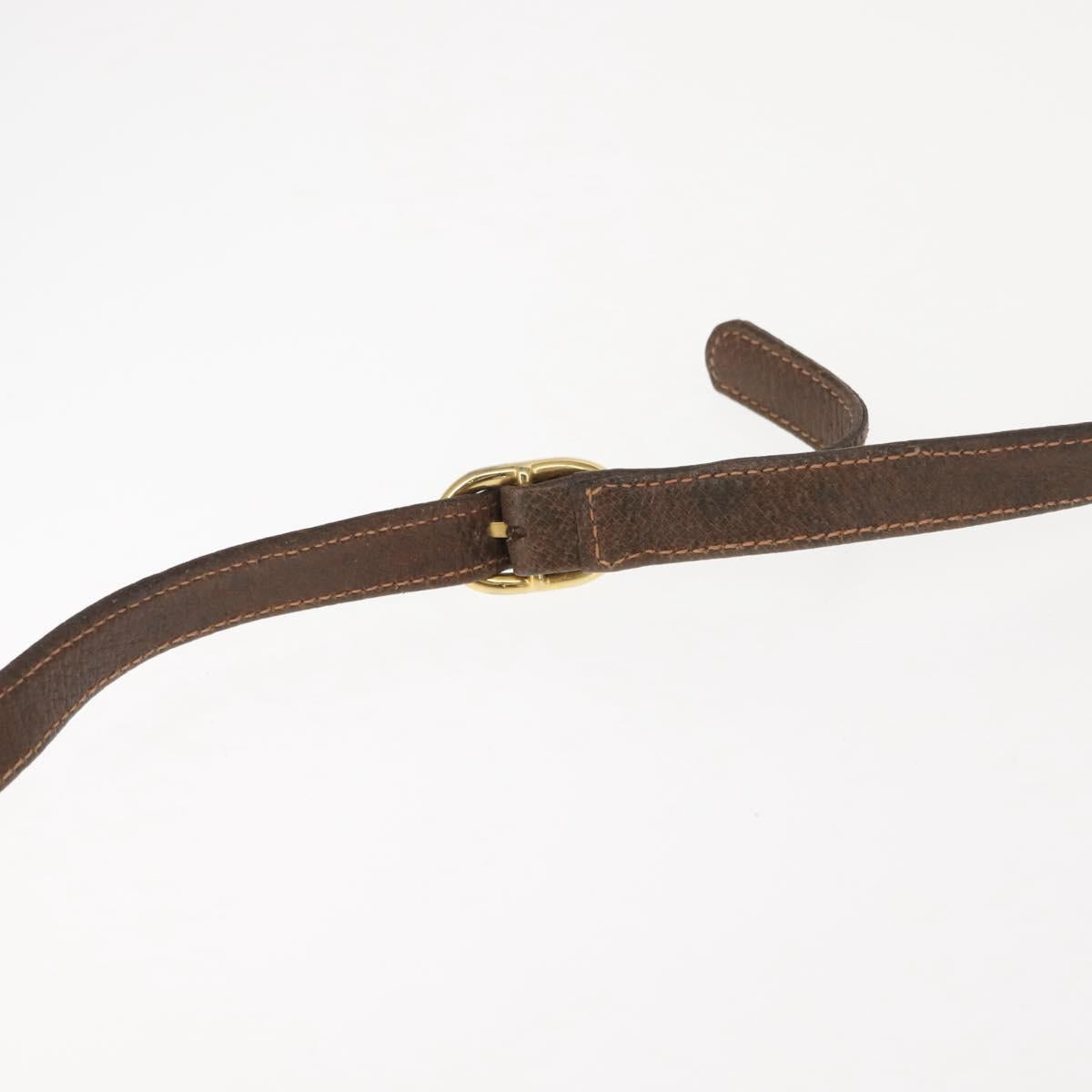 GUCCI GG Supreme Web Sherry Line Shoulder Bag PVC Beige 66 001 4461 Auth 148936