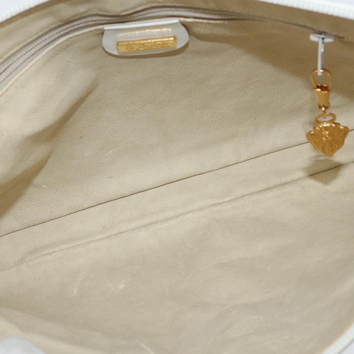 GUCCI Flora Shoulder Bag Canvas Beige Gold 004 92 0230 Auth 148945