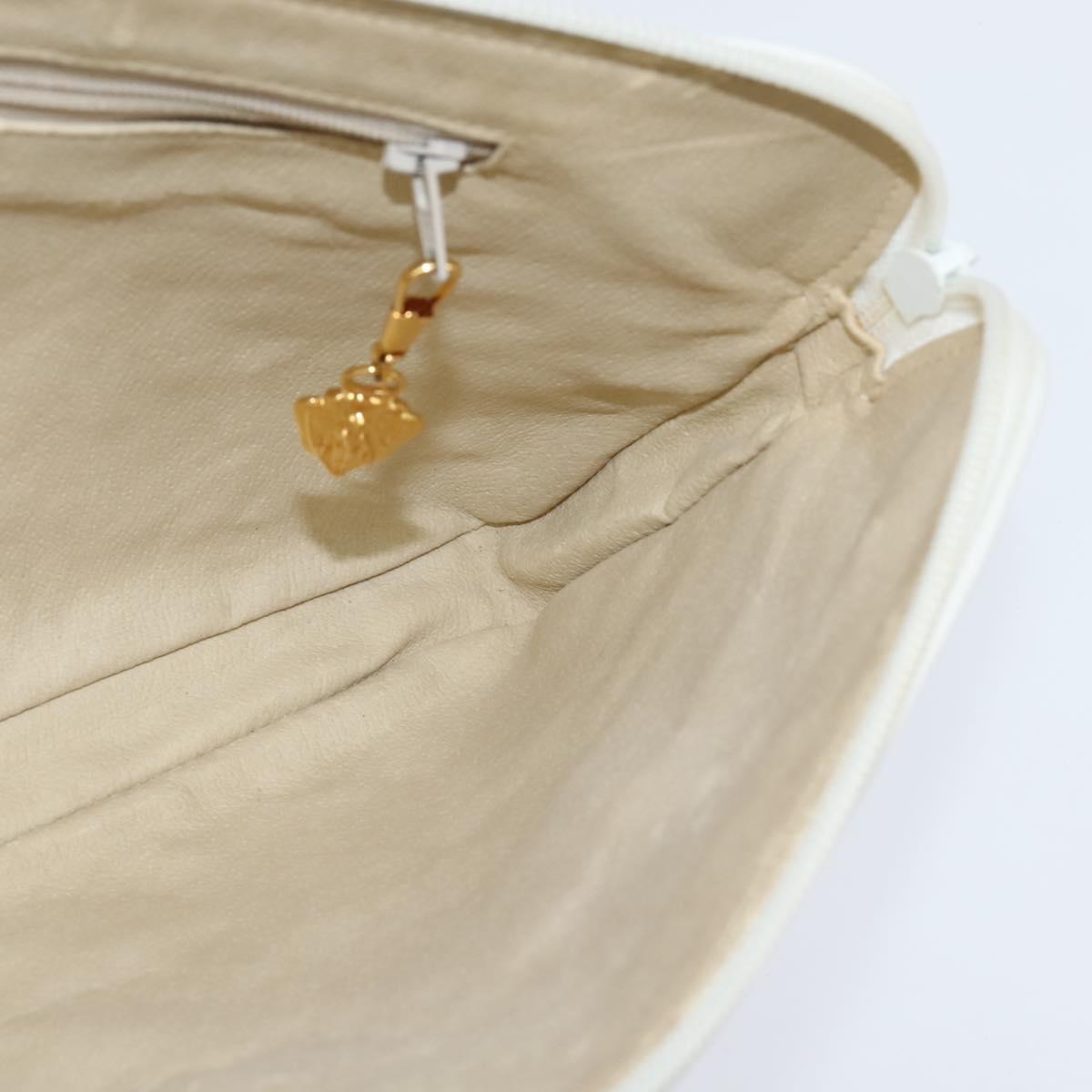 GUCCI Flora Shoulder Bag Canvas Beige Gold 004 92 0230 Auth 148945