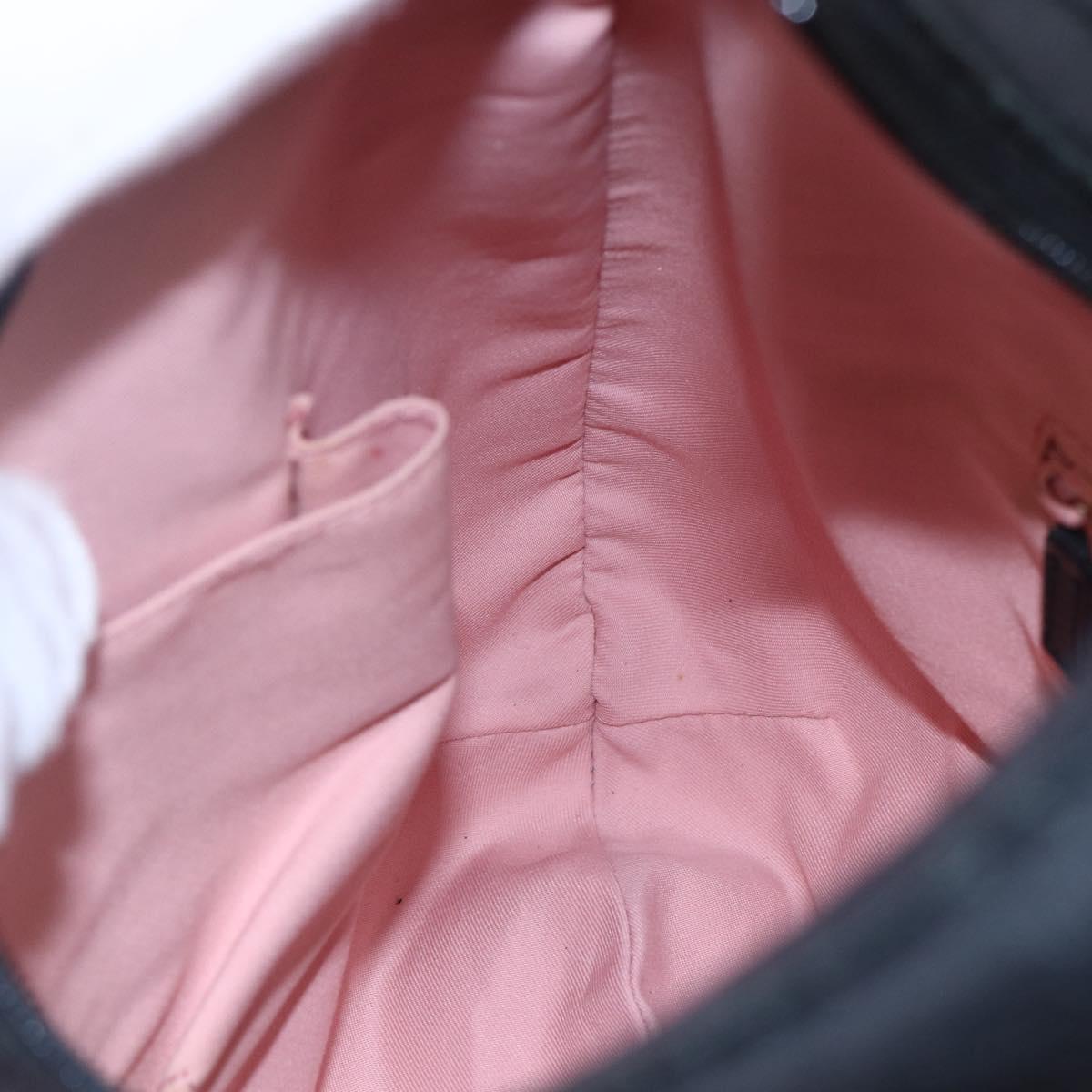 GUCCI GG Canvas Shoulder Bag Outlet Black Gold 262903 Auth 148947