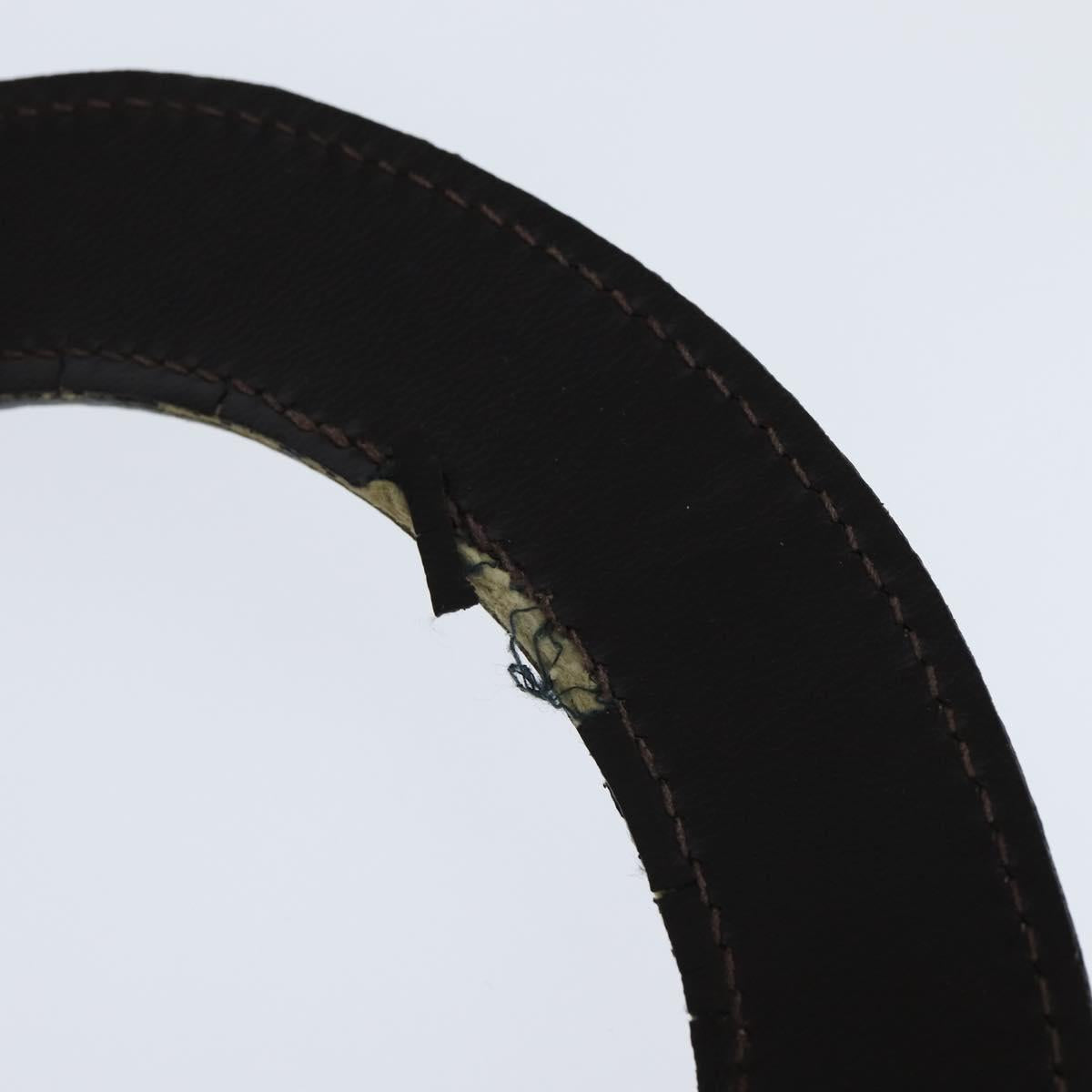 FENDI Zucchino Canvas Hand Bag Beige Auth 148960