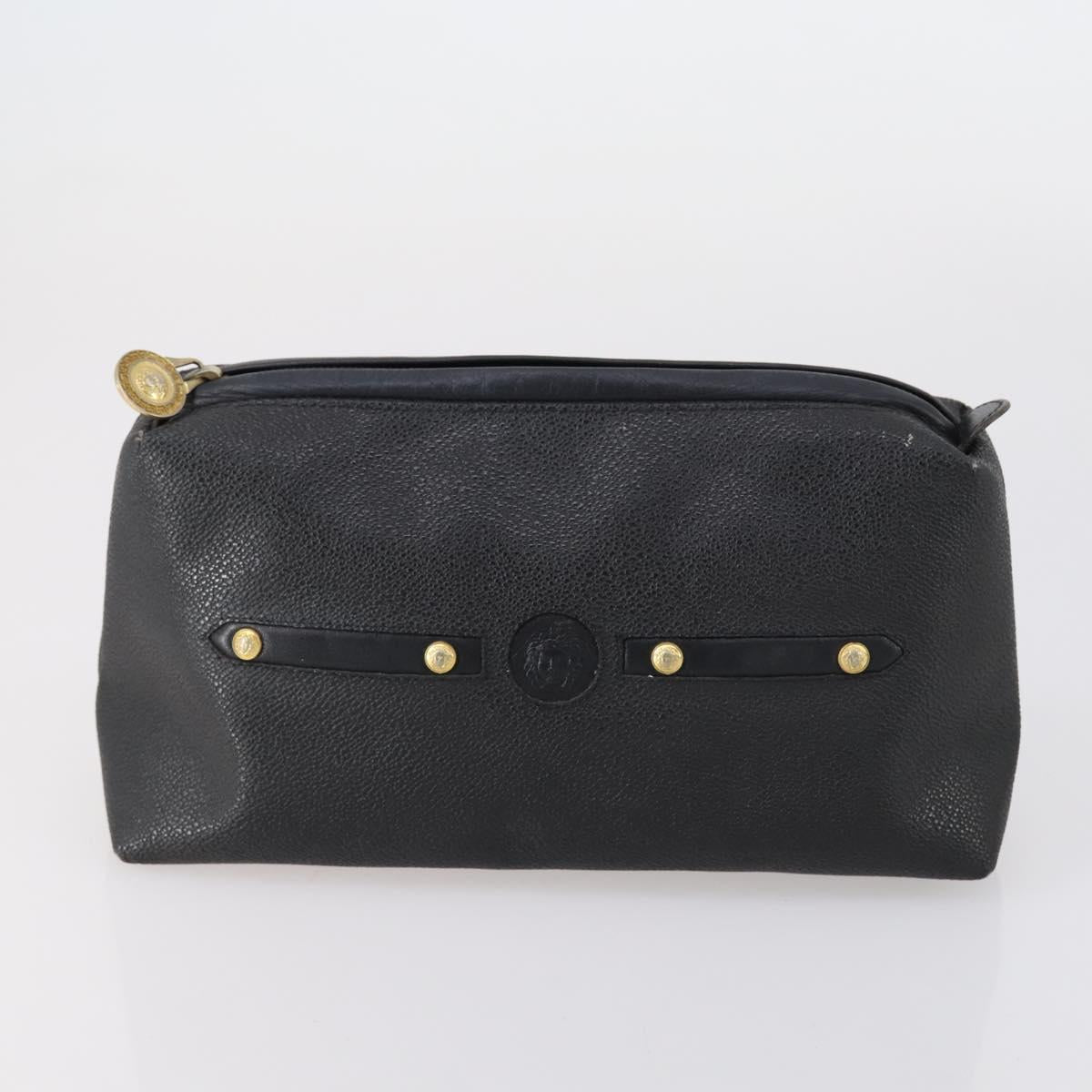 CELINE Fendi Gucci Cartier Macadam Canvas Pouch Leather 8Set Blue Auth 148967