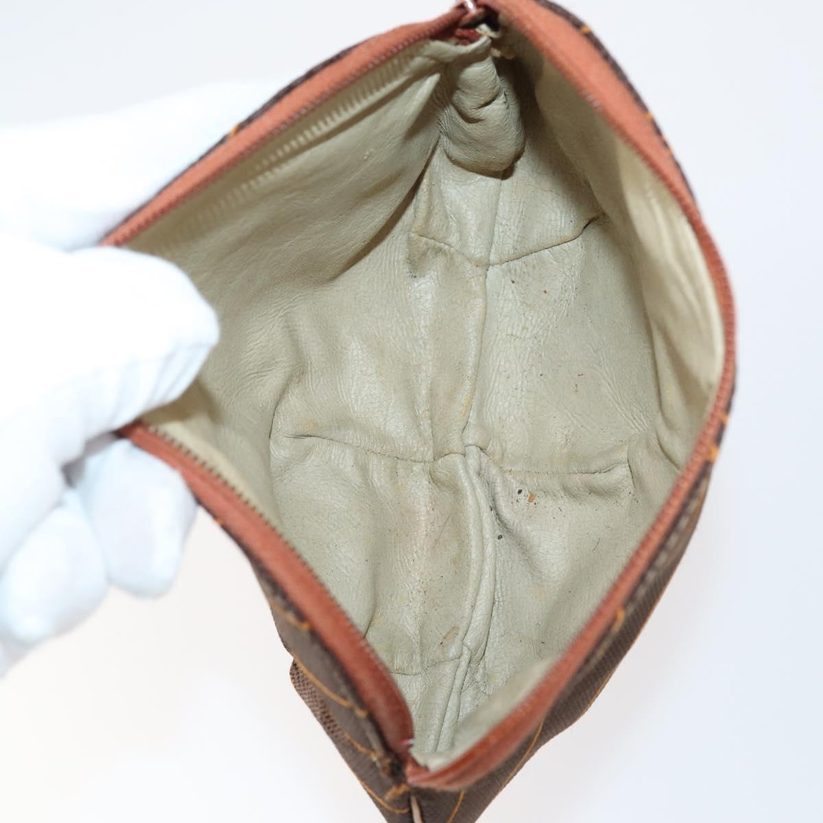 CELINE Fendi Gucci Cartier Macadam Canvas Pouch Leather 8Set Blue Auth 148967