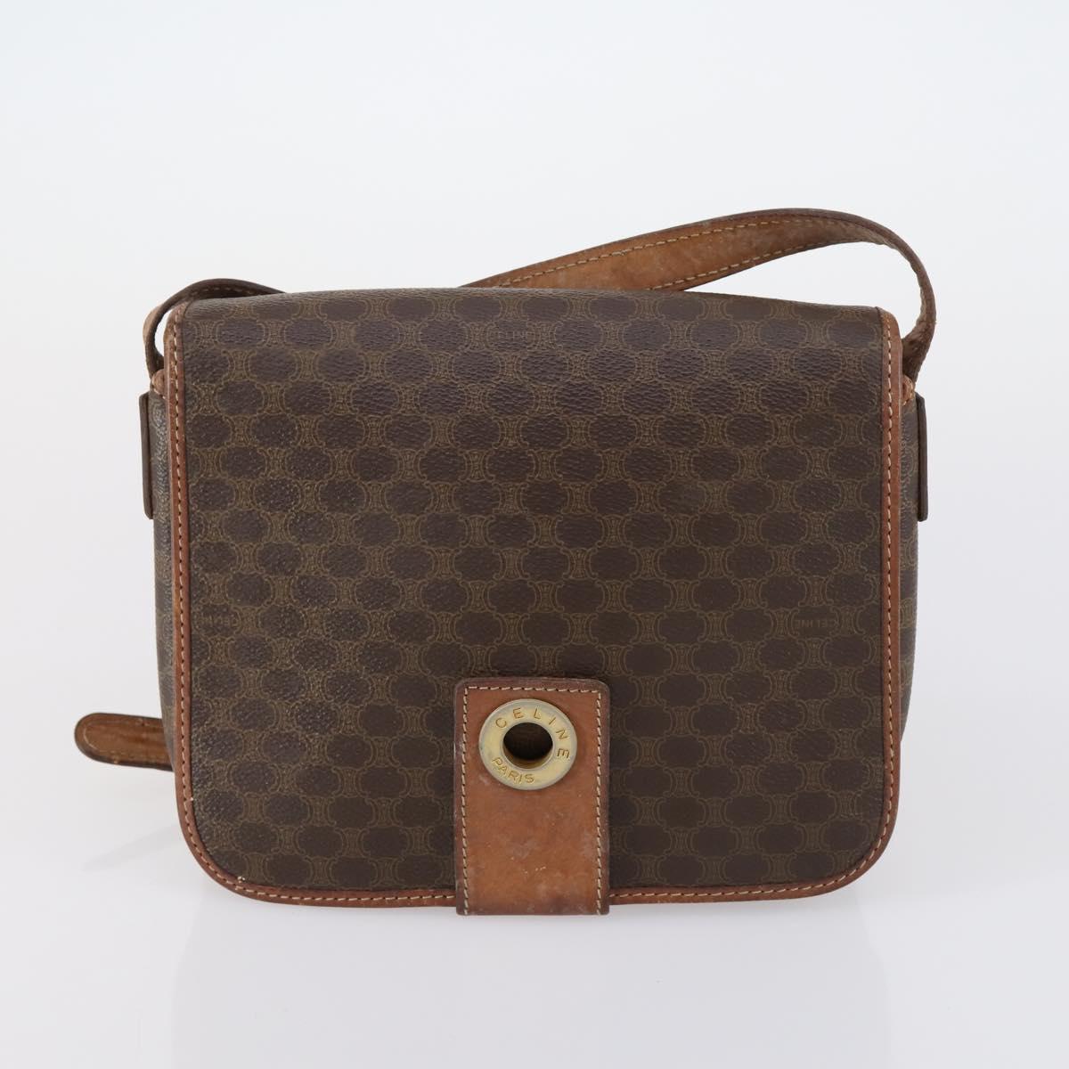 CELINE Cartier Fendi Bag PVC Leather 4 Set Beige Brown Bordeaux Auth 148969