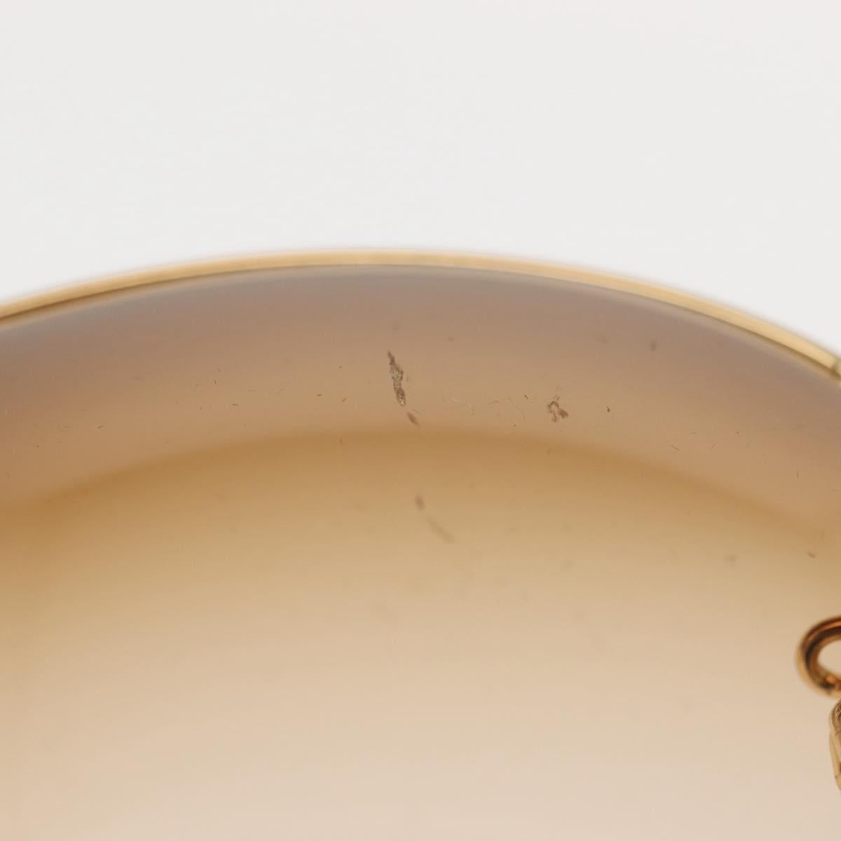 DOLCE&GABBANA Sunglasses plastic Brown Auth 148972