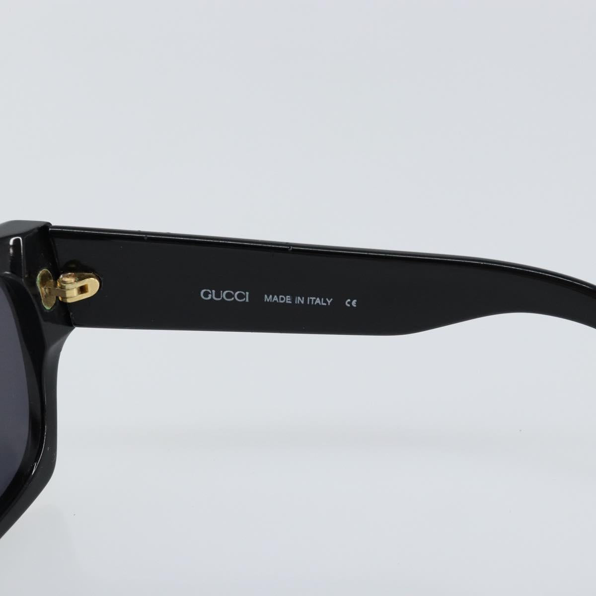 GUCCI Sunglasses plastic Black Auth 148975