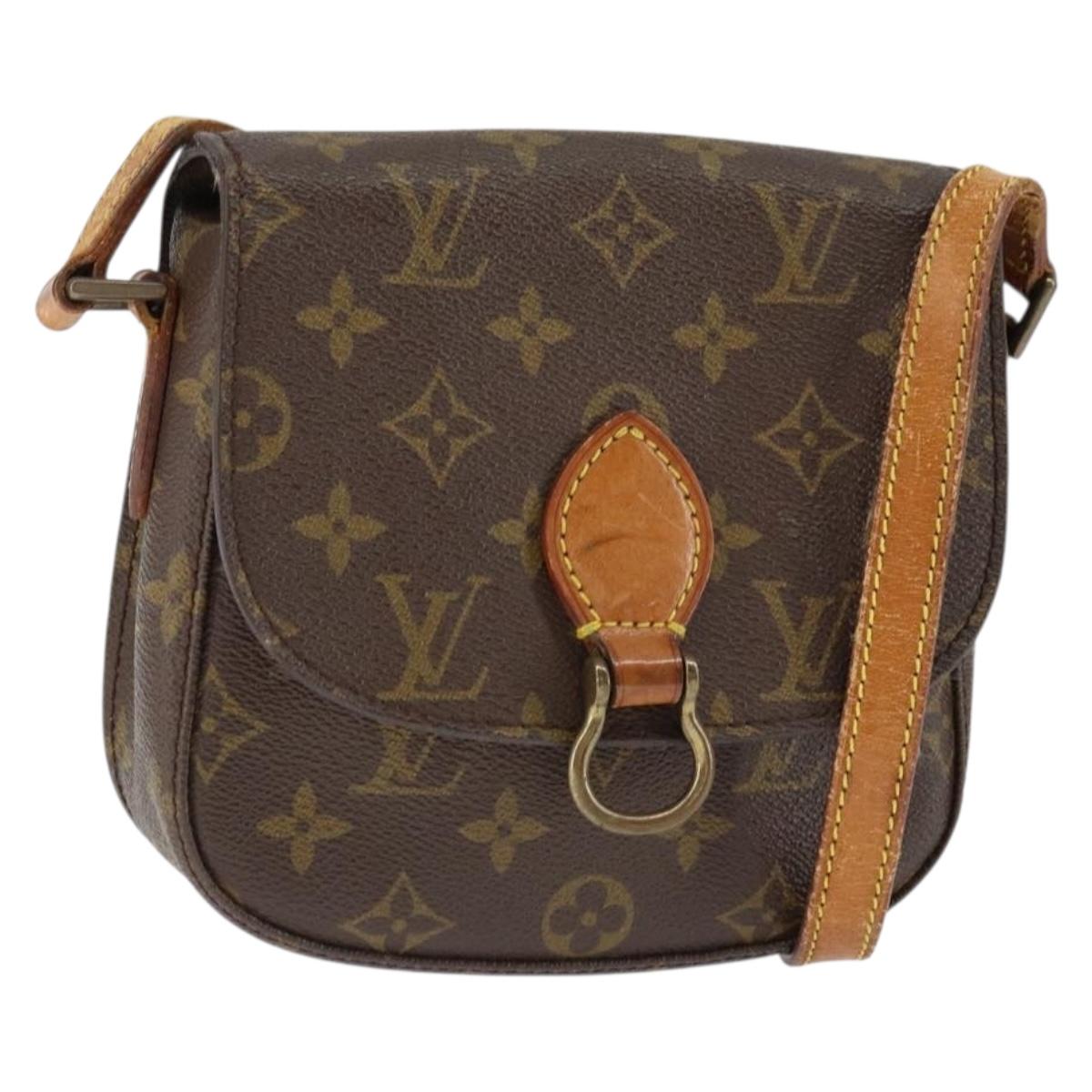 LOUIS VUITTON Monogram Saint Cloud PM Shoulder Bag M51244 LV Auth 149031
