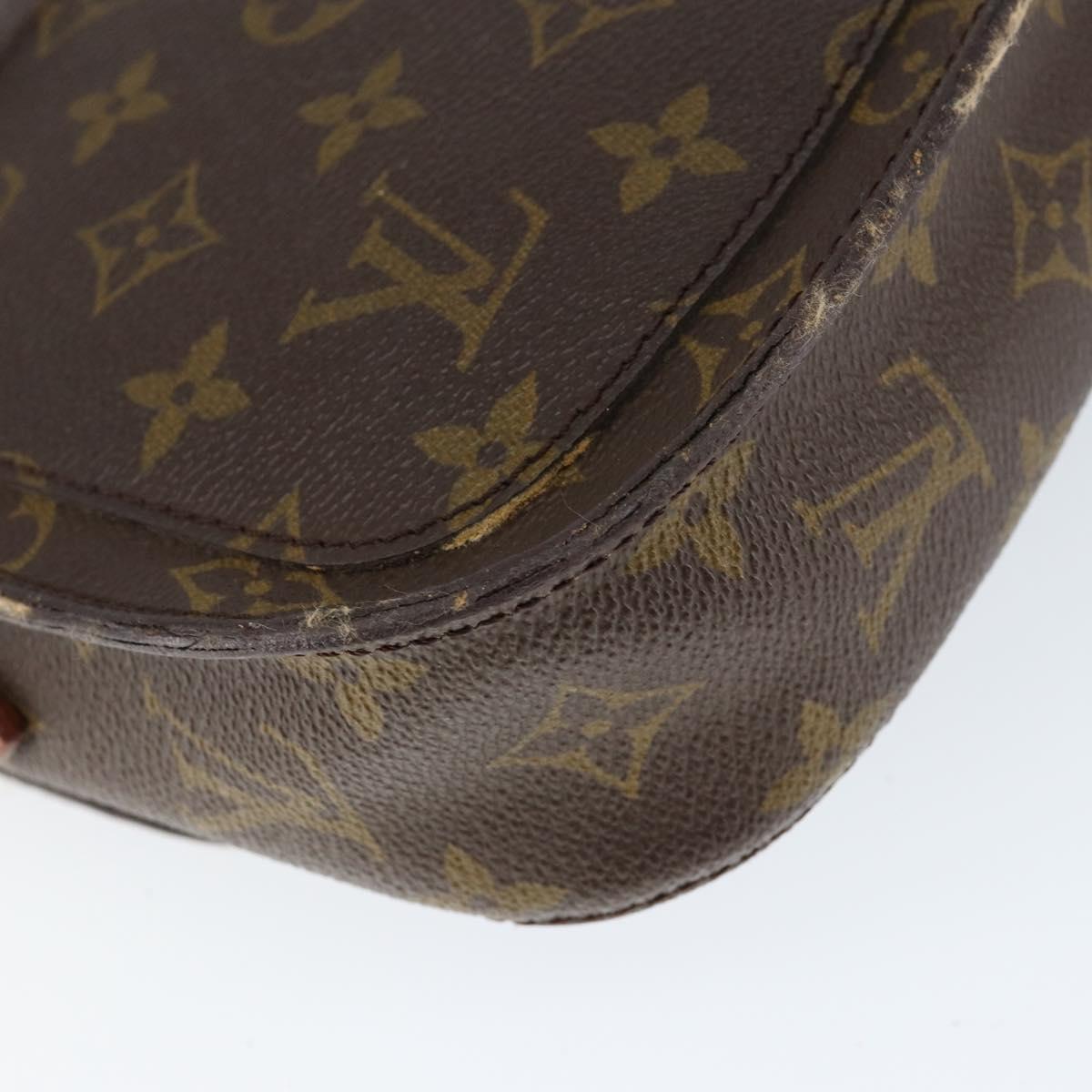 LOUIS VUITTON Monogram Saint Cloud PM Shoulder Bag M51244 LV Auth 149031