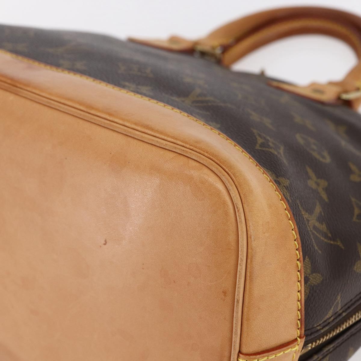 LOUIS VUITTON Monogram Alma Hand Bag M51130 LV Auth 149032