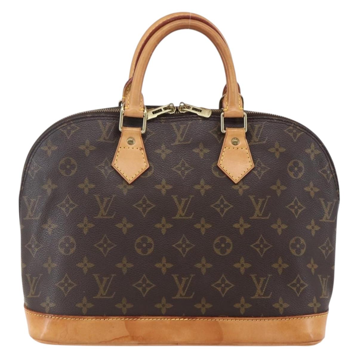 LOUIS VUITTON Monogram Alma Hand Bag M51130 LV Auth 149032