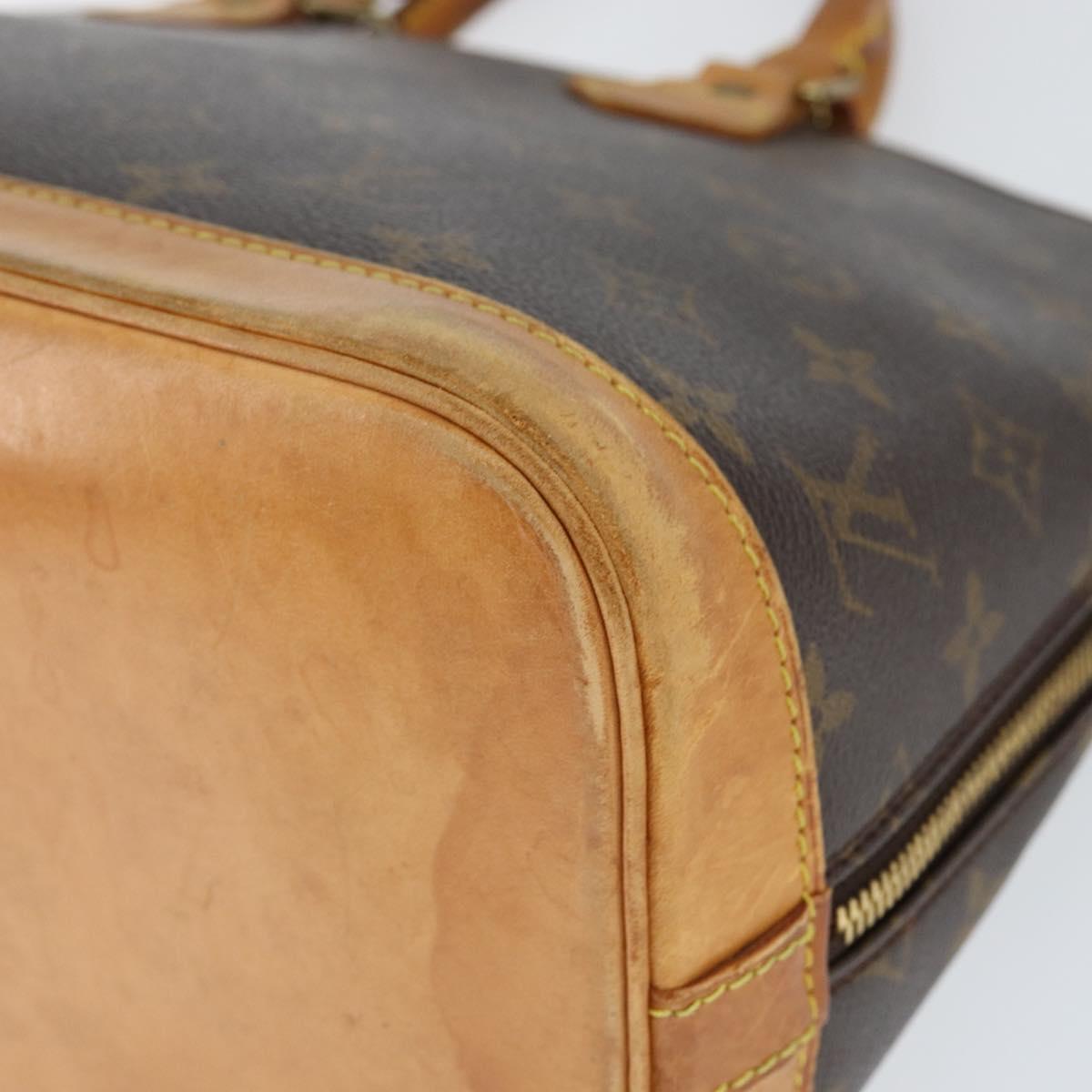 LOUIS VUITTON Monogram Alma Hand Bag M51130 LV Auth 149033