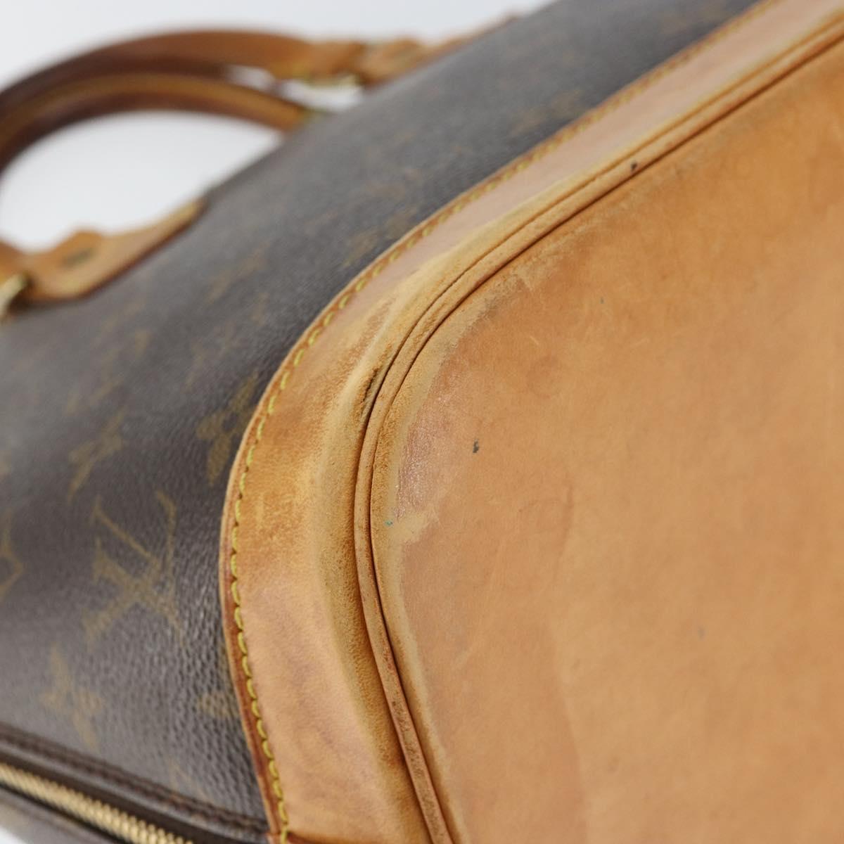 LOUIS VUITTON Monogram Alma Hand Bag M51130 LV Auth 149033