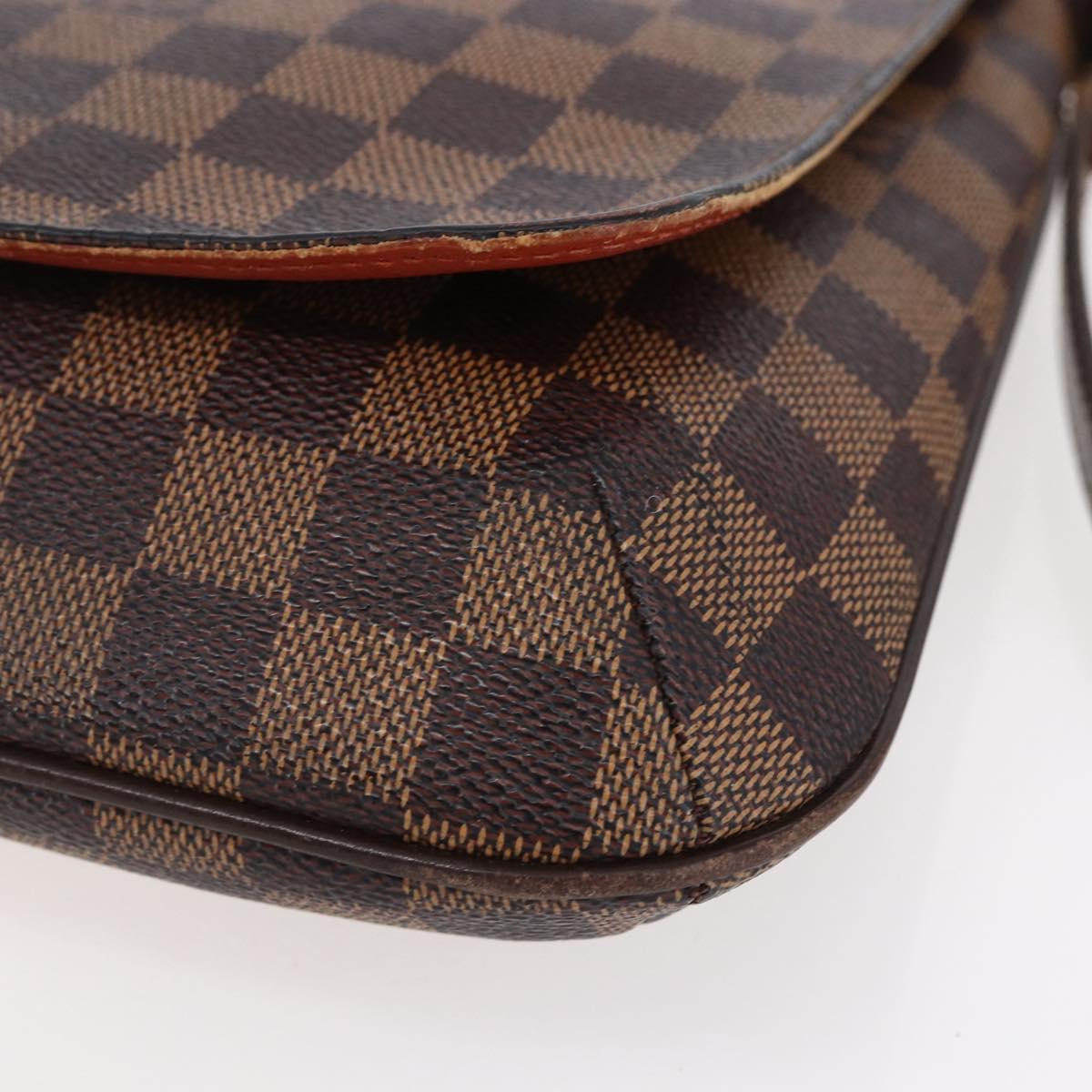 LOUIS VUITTON Damier Ebene Musette Salsa Long Shoulder Bag N51300 Auth 149039