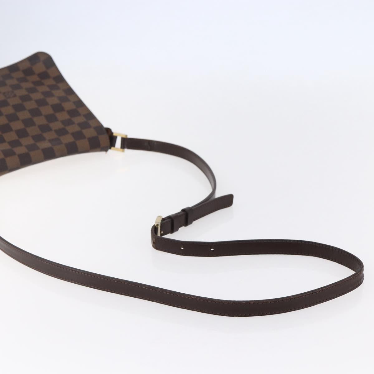 LOUIS VUITTON Damier Ebene Musette Salsa Long Shoulder Bag N51300 Auth 149039