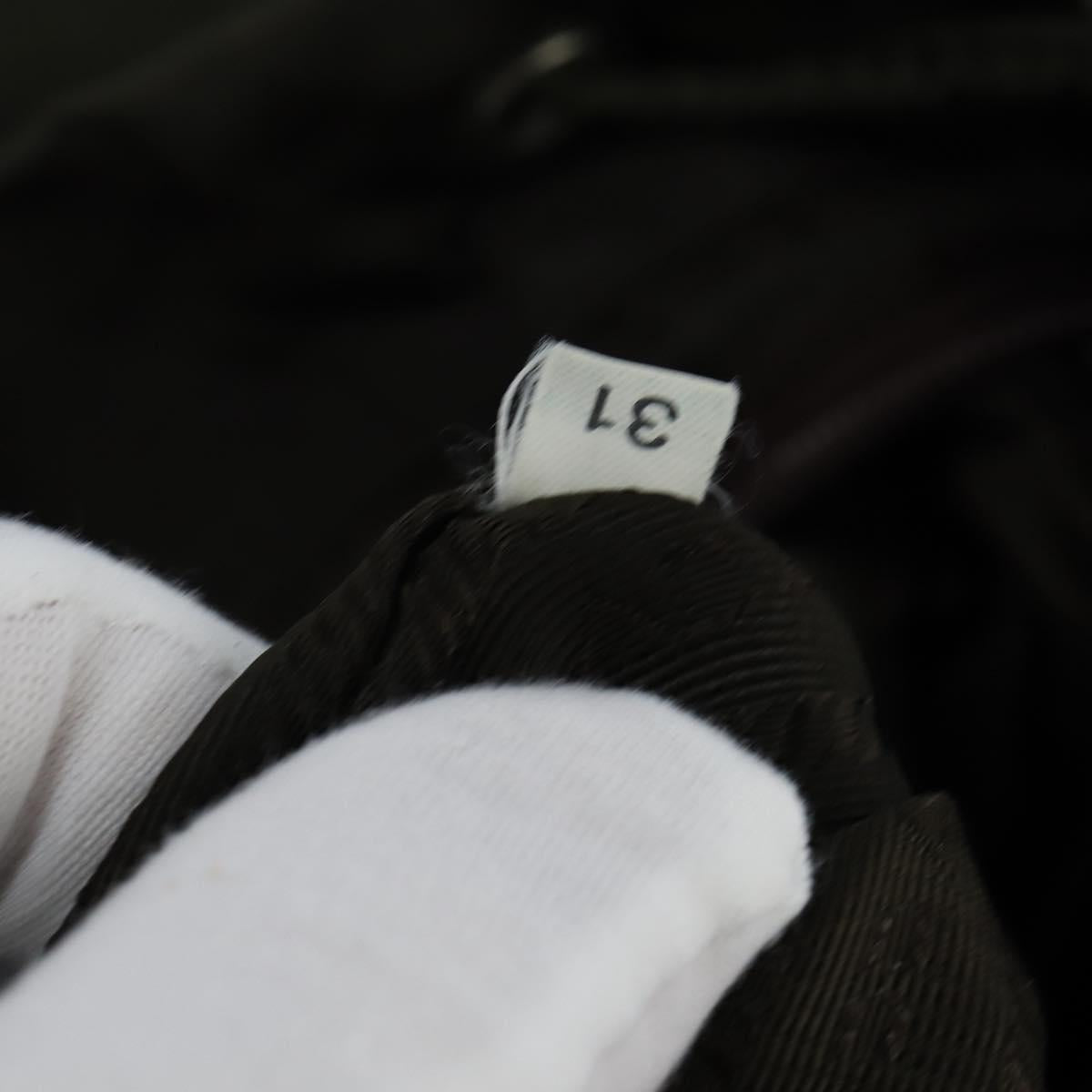 PRADA Backpack Nylon Khaki Silver Auth 149045