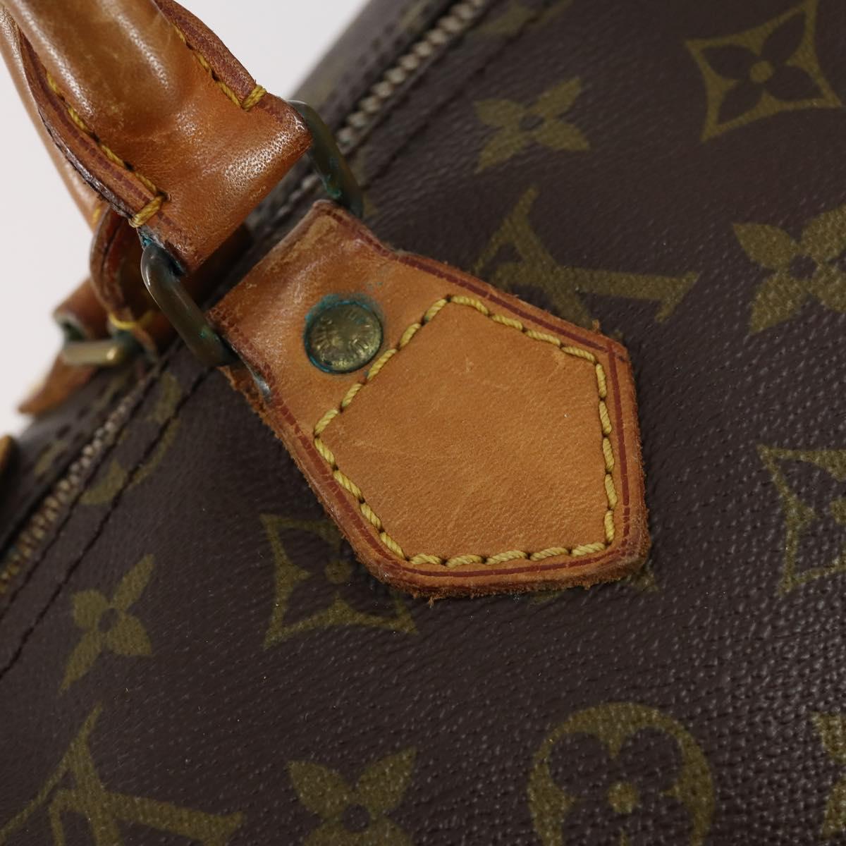 LOUIS VUITTON Monogram Speedy 35 Hand Bag M41524 LV Auth 149049