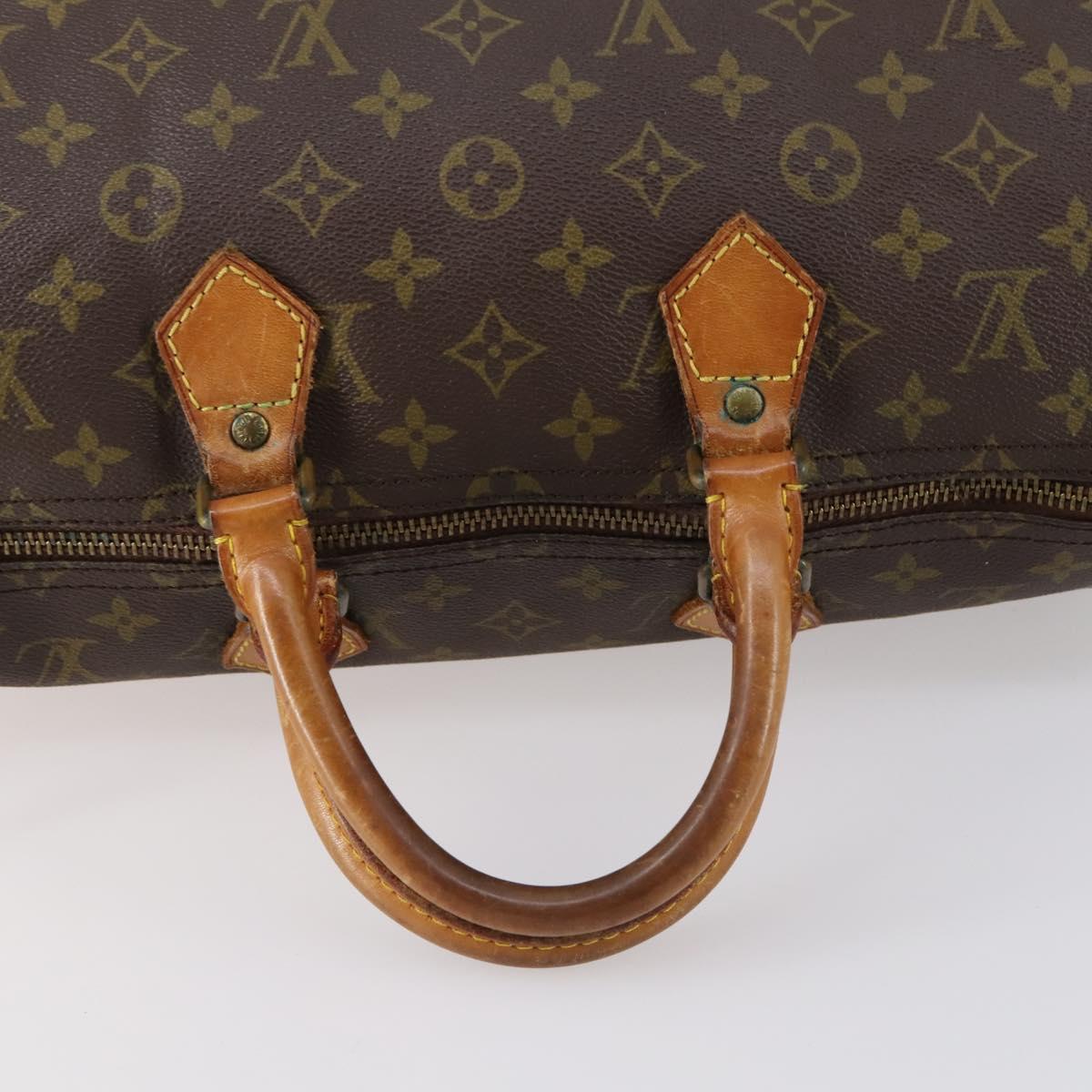 LOUIS VUITTON Monogram Speedy 35 Hand Bag M41524 LV Auth 149049