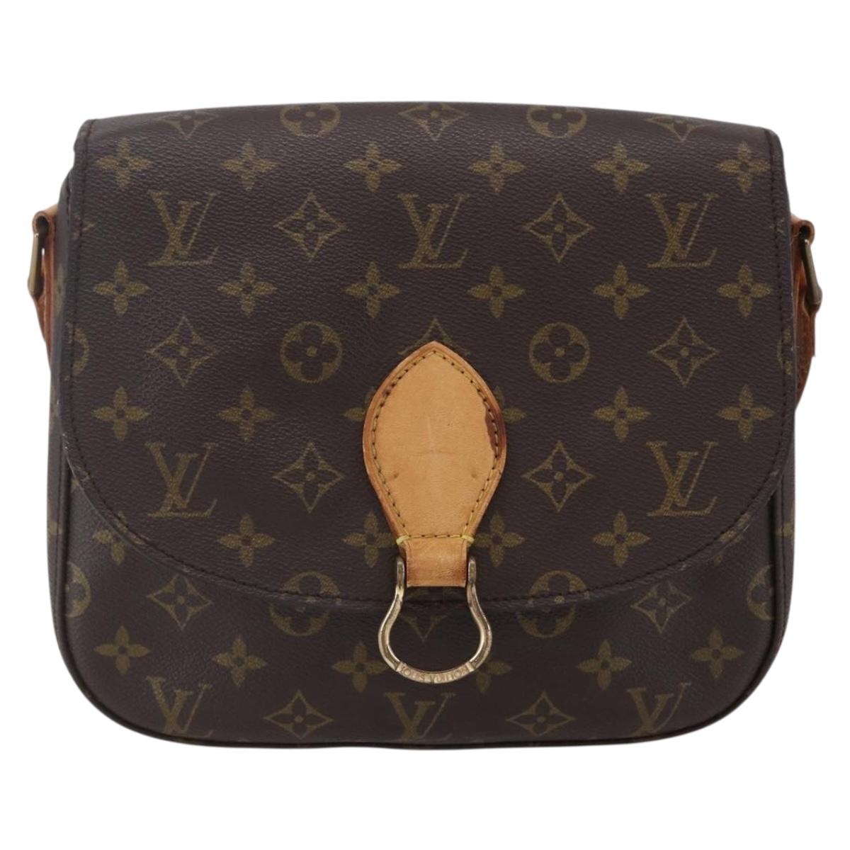 LOUIS VUITTON Monogram Saint Cloud GM Shoulder Bag M51242 LV Auth 149052