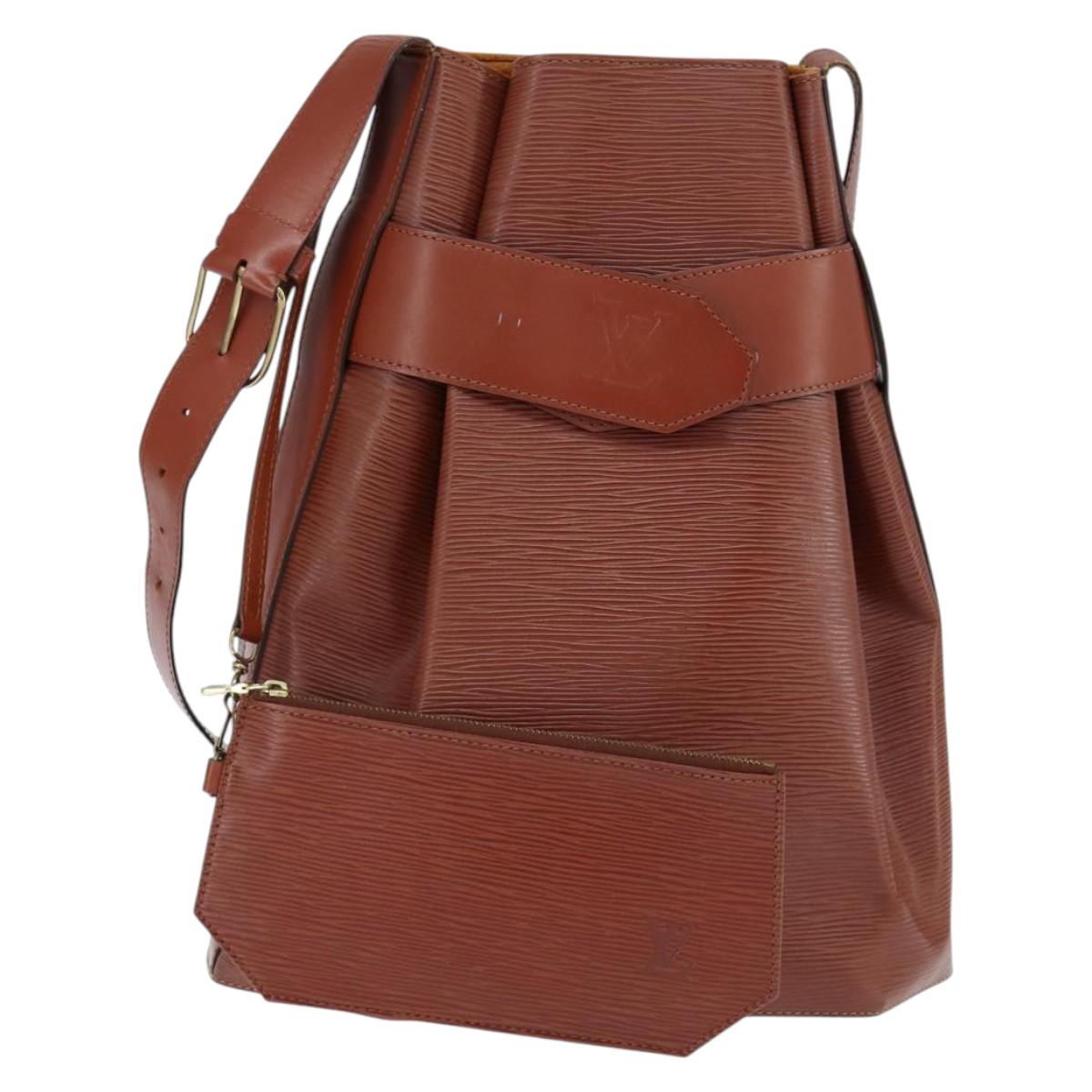 LOUIS VUITTON Epi Sac de Paul PM Shoulder Bag Brown M80203 LV Auth 149055