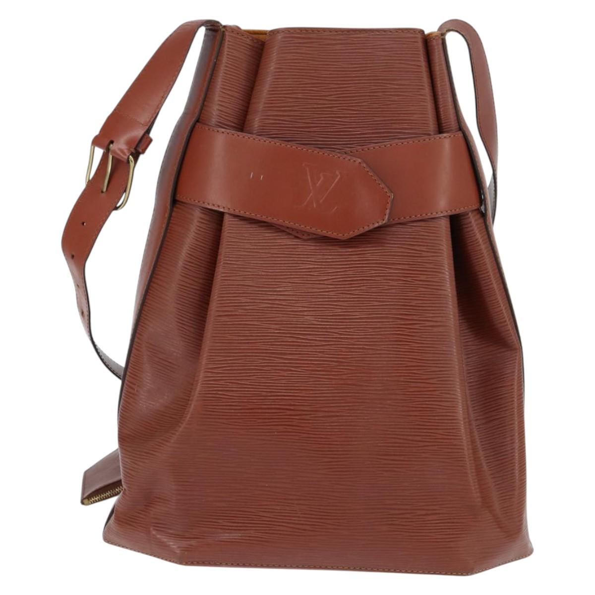 LOUIS VUITTON Epi Sac de Paul PM Shoulder Bag Brown M80203 LV Auth 149055