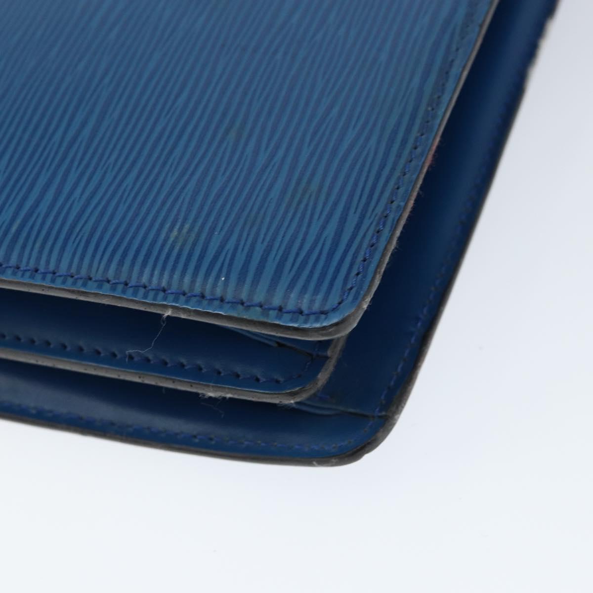 LOUIS VUITTON Epi Capuchin Shoulder Bag Blue M52345 LV Auth 149056