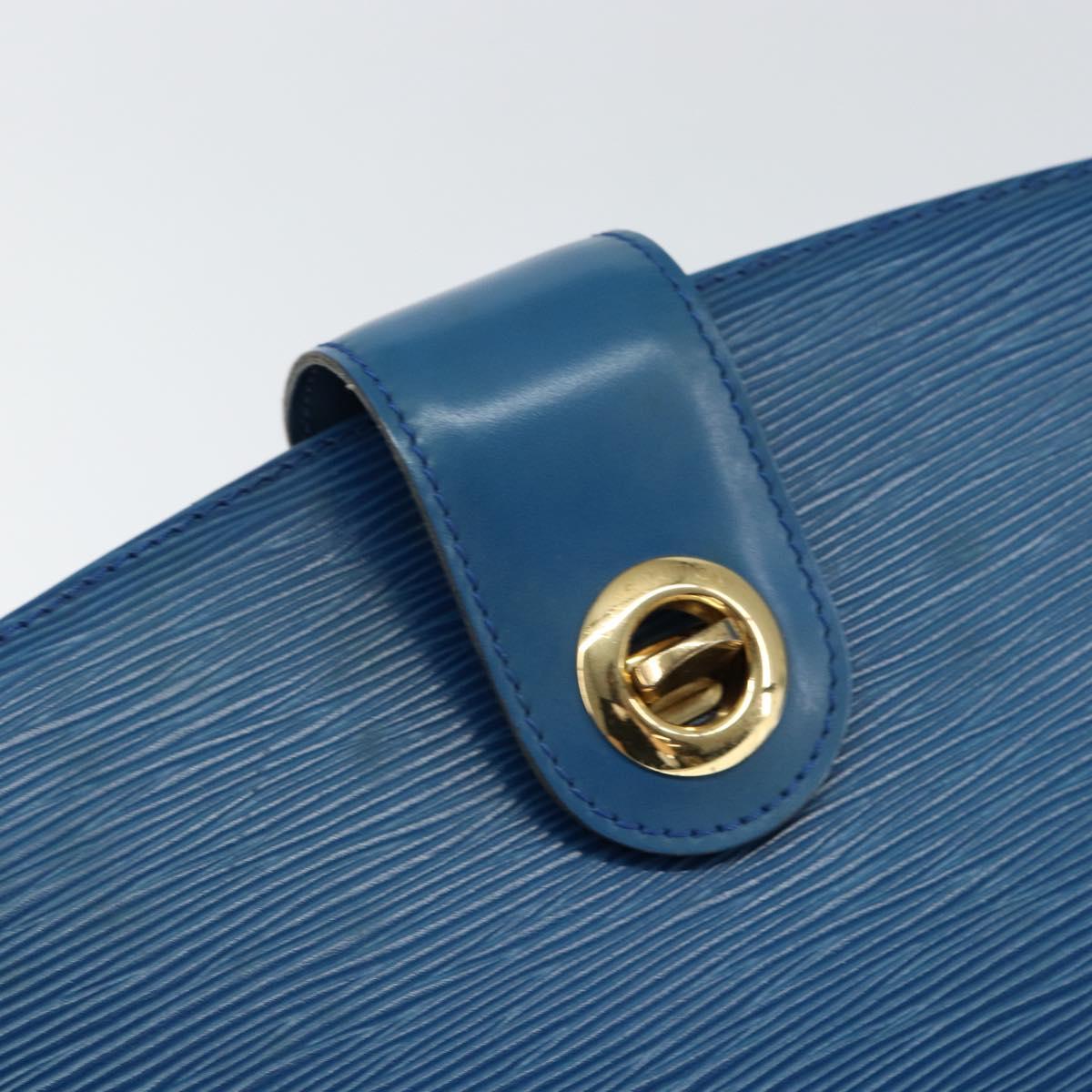 LOUIS VUITTON Epi Capuchin Shoulder Bag Blue M52345 LV Auth 149056
