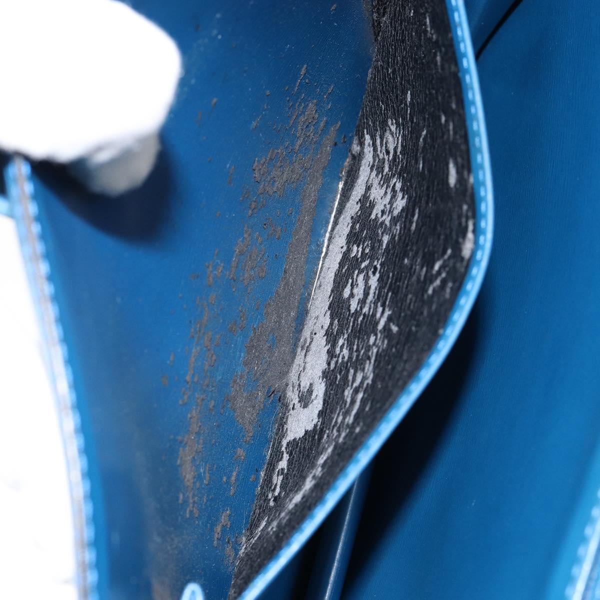 LOUIS VUITTON Epi Capuchin Shoulder Bag Blue M52345 LV Auth 149056