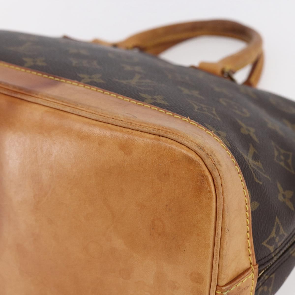 LOUIS VUITTON Monogram Alma Hand Bag M51130 LV Auth 149069