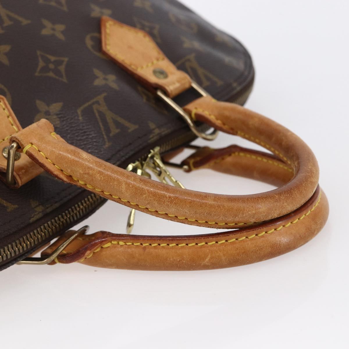 LOUIS VUITTON Monogram Alma Hand Bag M51130 LV Auth 149069