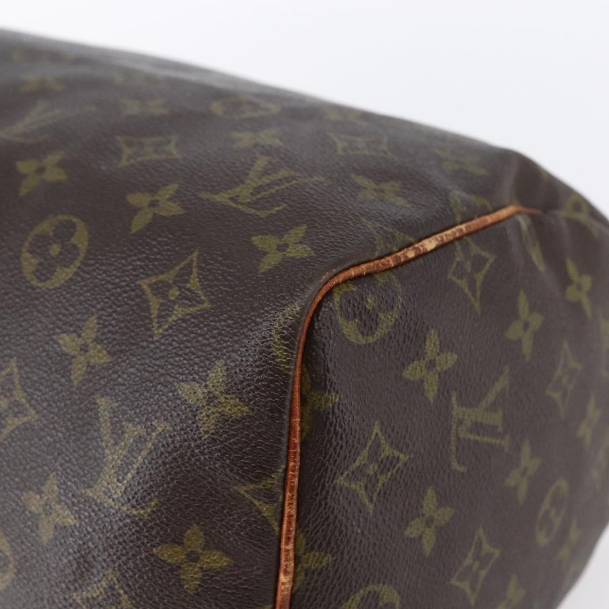 LOUIS VUITTON Monogram Speedy 30 Hand Bag M41526 LV Auth 149076