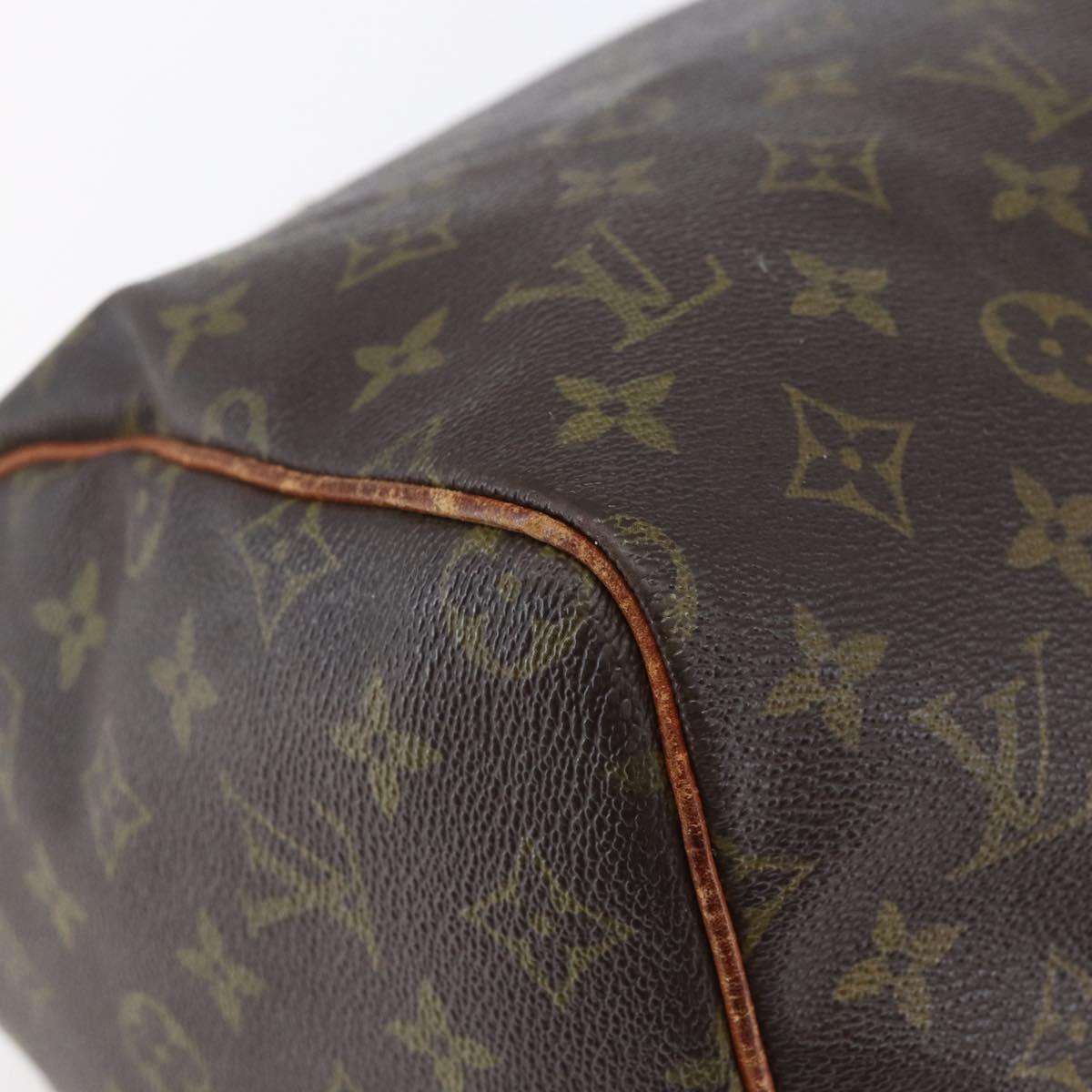 LOUIS VUITTON Monogram Speedy 30 Hand Bag M41526 LV Auth 149076