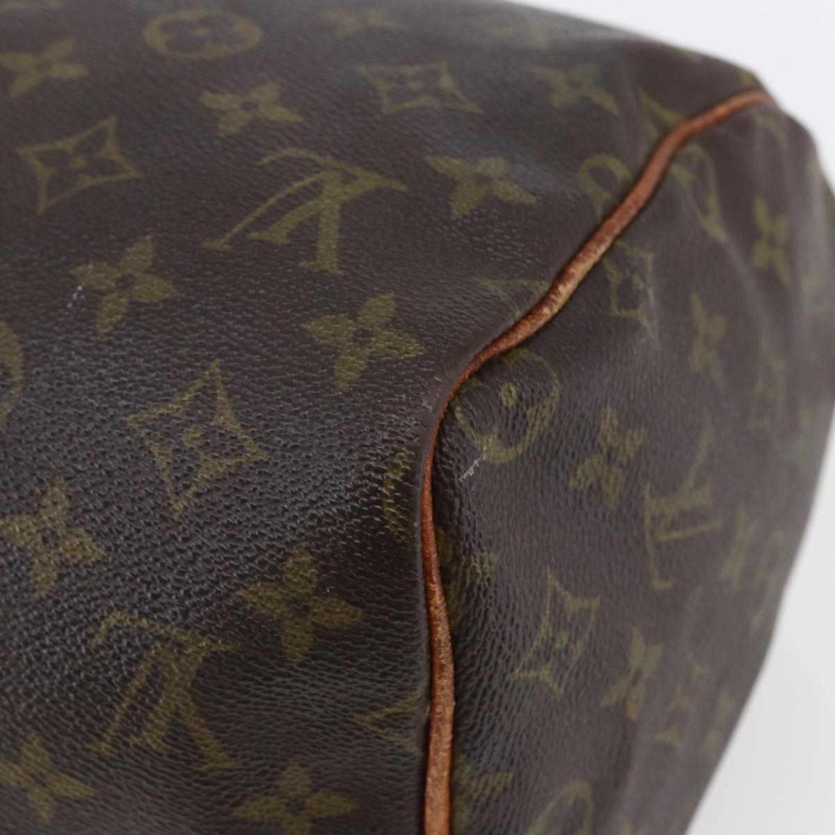 LOUIS VUITTON Monogram Speedy 30 Hand Bag M41526 LV Auth 149076
