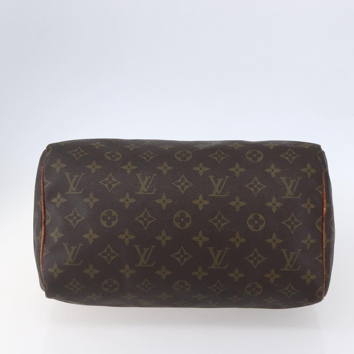LOUIS VUITTON Monogram Speedy 30 Hand Bag M41526 LV Auth 149076