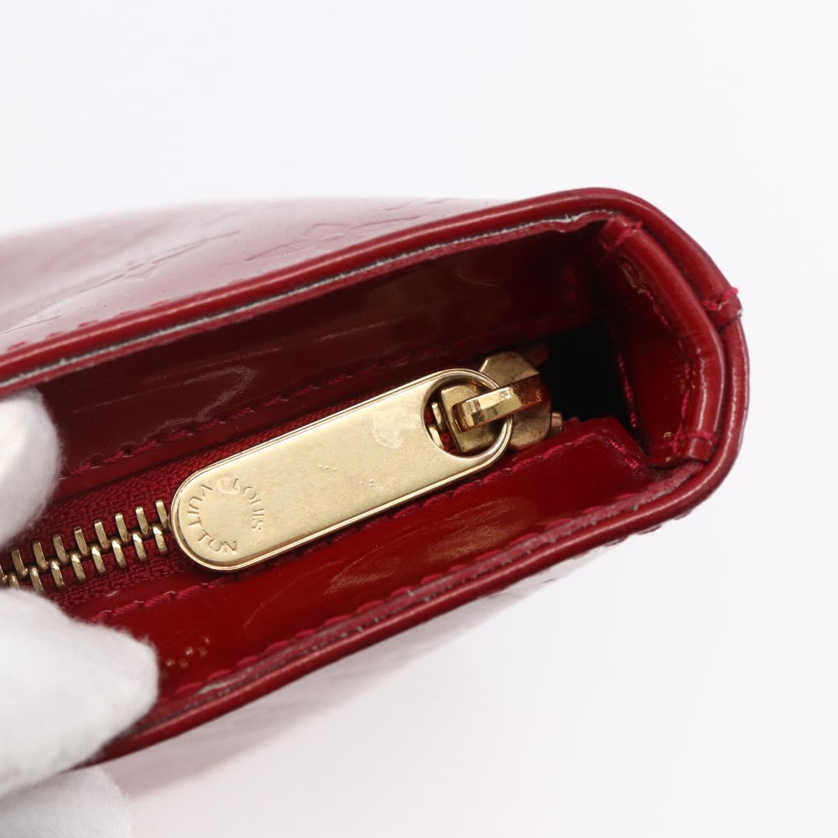 LOUIS VUITTON Monogram Vernis Brentwood Bag Pomme D'amour M91989 LV Auth 149080