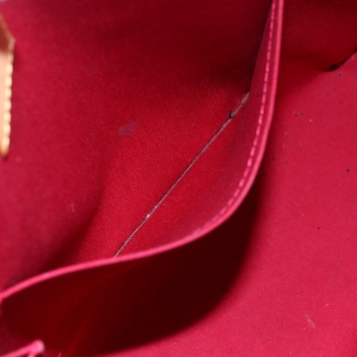 LOUIS VUITTON Monogram Vernis Brentwood Bag Pomme D'amour M91989 LV Auth 149080