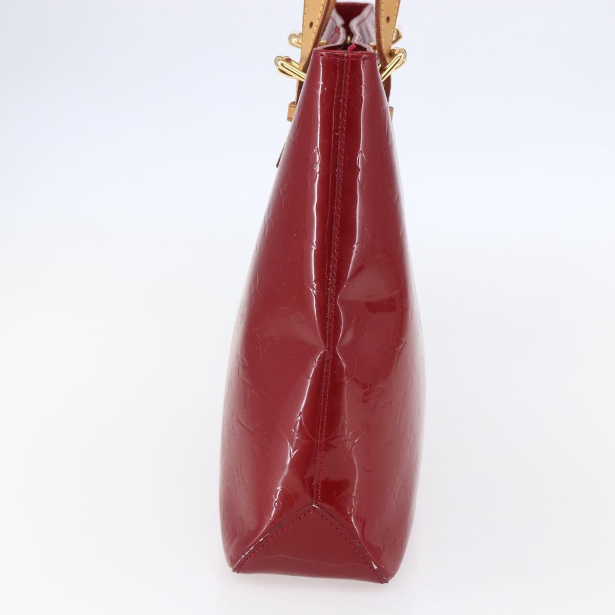 LOUIS VUITTON Monogram Vernis Brentwood Bag Pomme D'amour M91989 LV Auth 149080