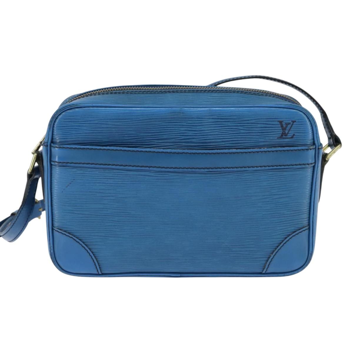 LOUIS VUITTON Epi Trocadero 23 Shoulder Bag Blue M52305 LV Auth 149081