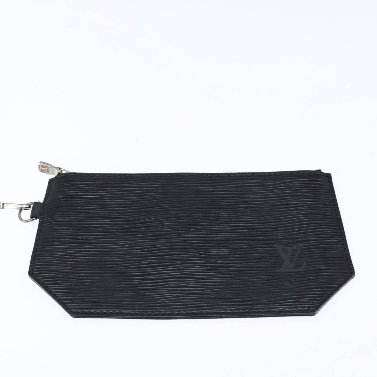 LOUIS VUITTON Epi Sac Depaule GM Shoulder Bag Black M80155 LV Auth 149082