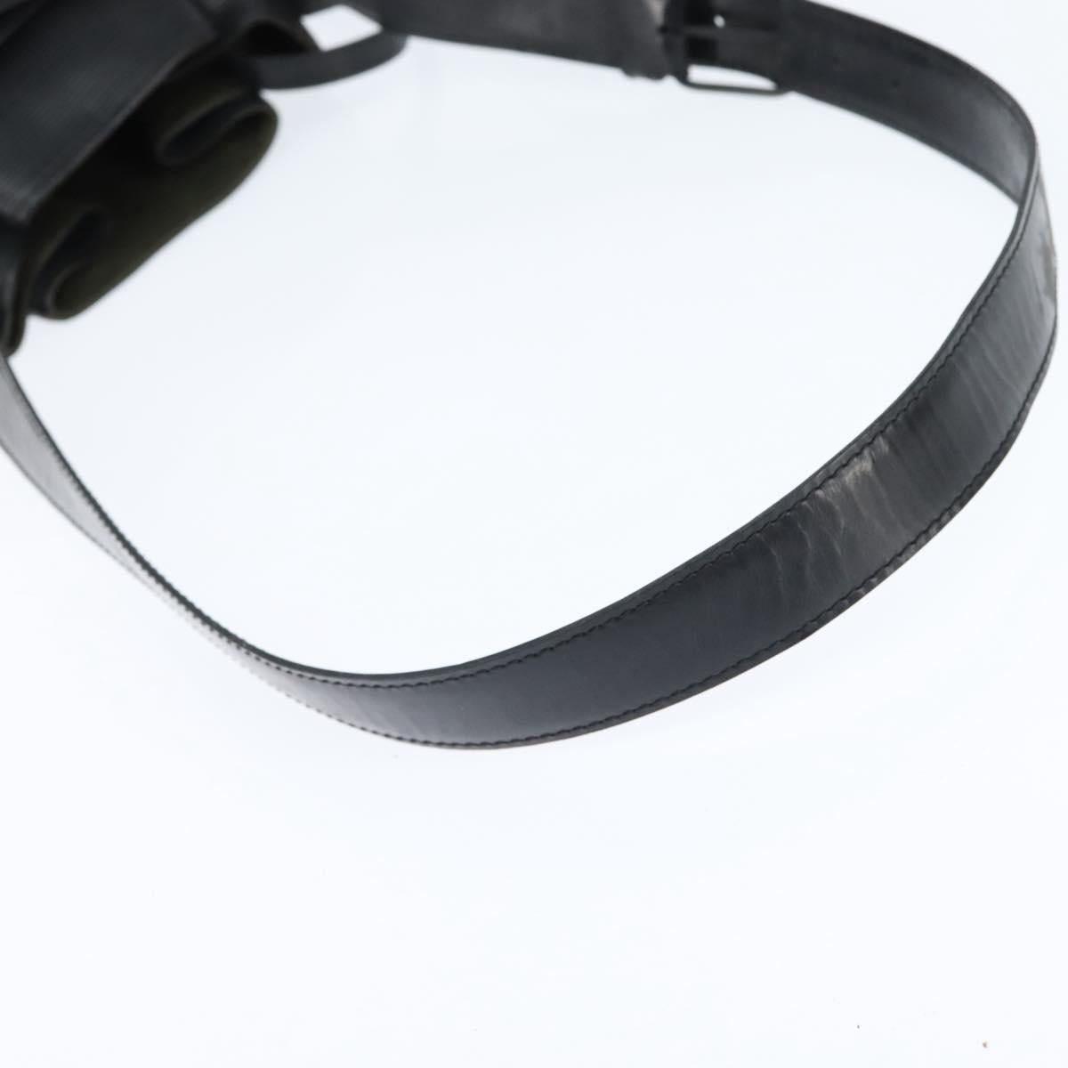 LOUIS VUITTON Epi Sac Depaule GM Shoulder Bag Black M80155 LV Auth 149082