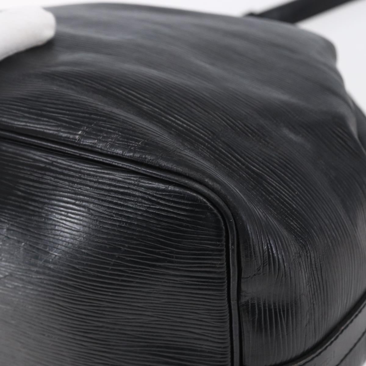 LOUIS VUITTON Epi Petit Noe Shoulder Bag Black M44102 LV Auth 149083