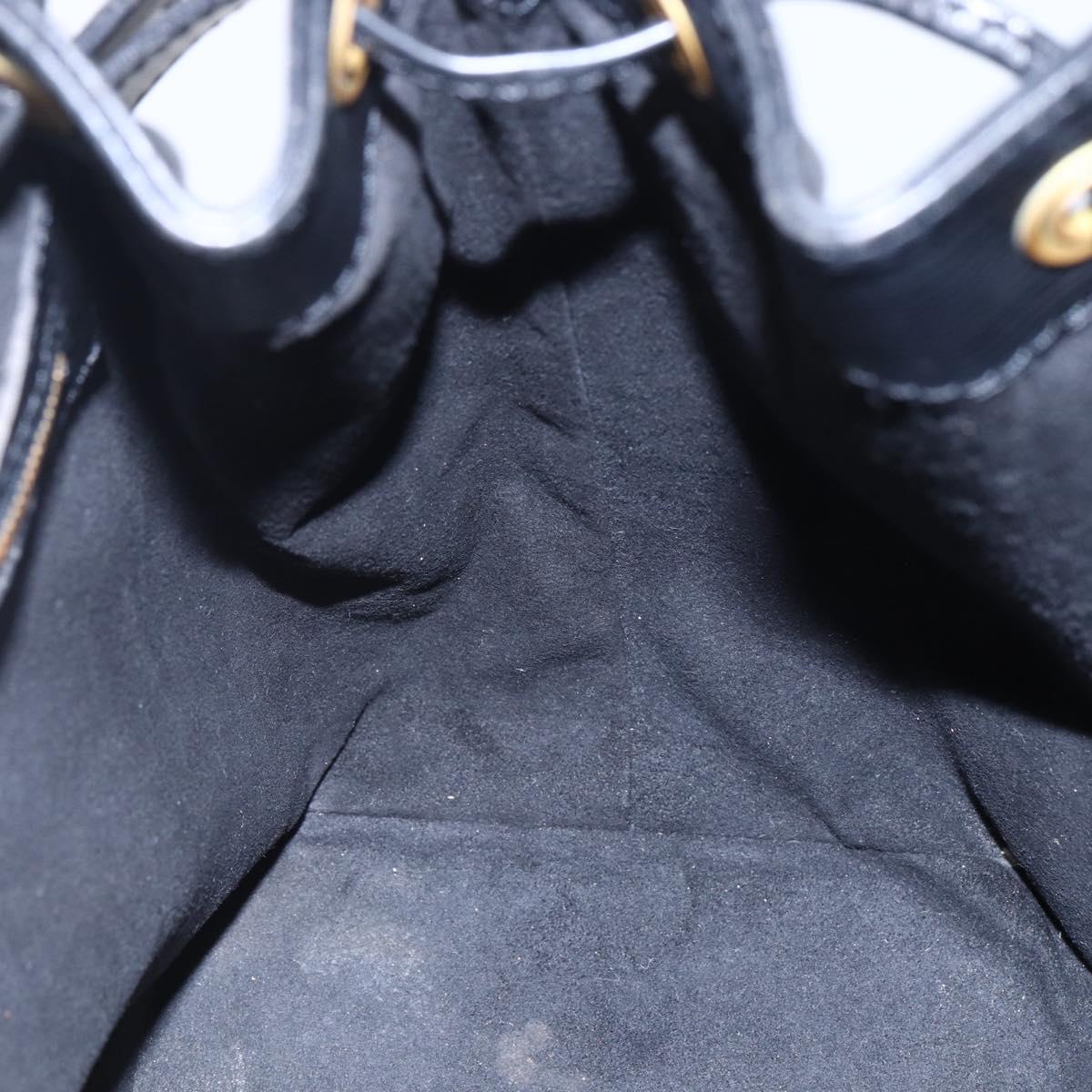 LOUIS VUITTON Epi Petit Noe Shoulder Bag Black M44102 LV Auth 149083