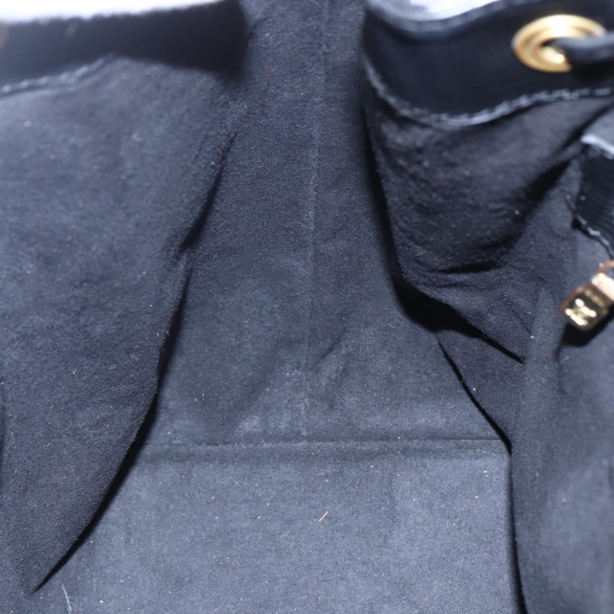 LOUIS VUITTON Epi Petit Noe Shoulder Bag Black M44102 LV Auth 149083