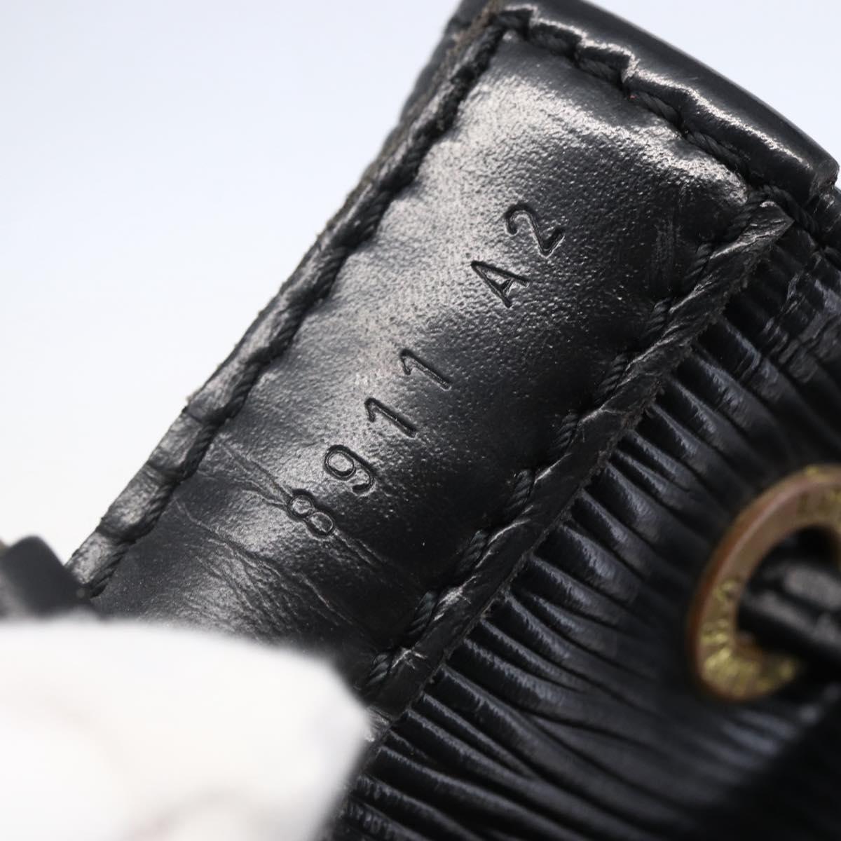 LOUIS VUITTON Epi Petit Noe Shoulder Bag Black M44102 LV Auth 149083